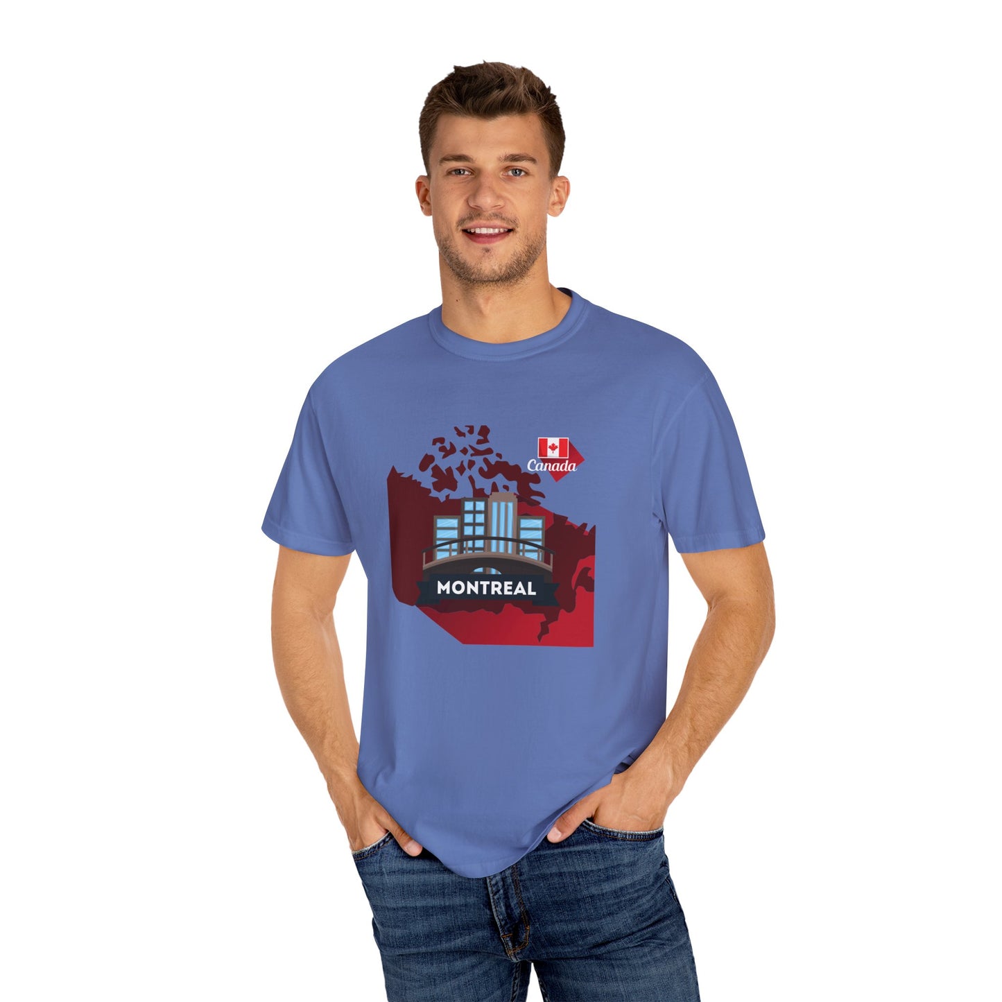 Montreal Graphic Unisex T-Shirt - Perfect for Travelers & Locals - 12201