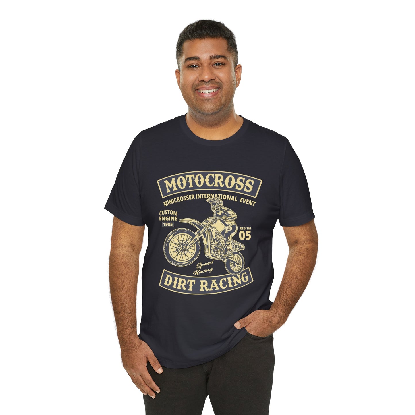 Motocross, Dirt Racing - Unisex Jersey Short Sleeve Tee - 13147