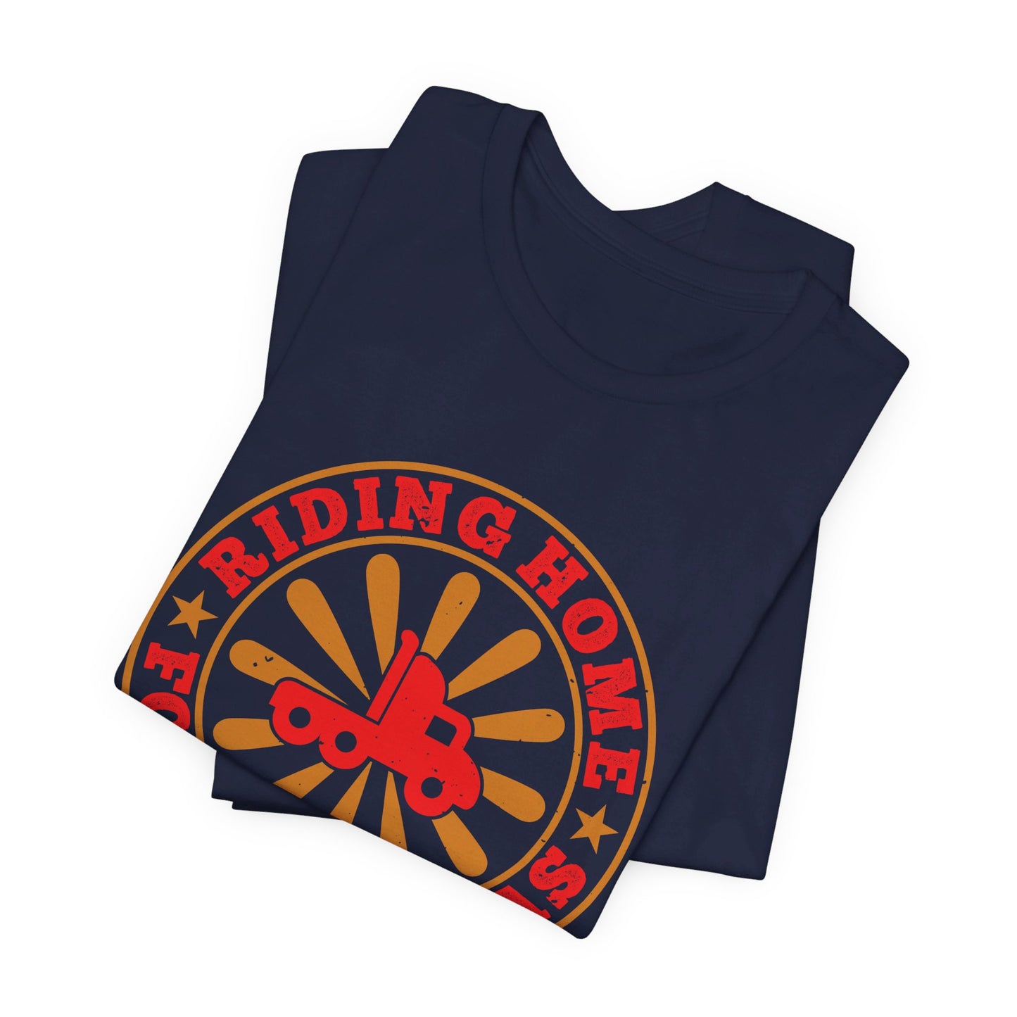 Riding Home For Christmas - Unisex Jersey Short Sleeve Tee