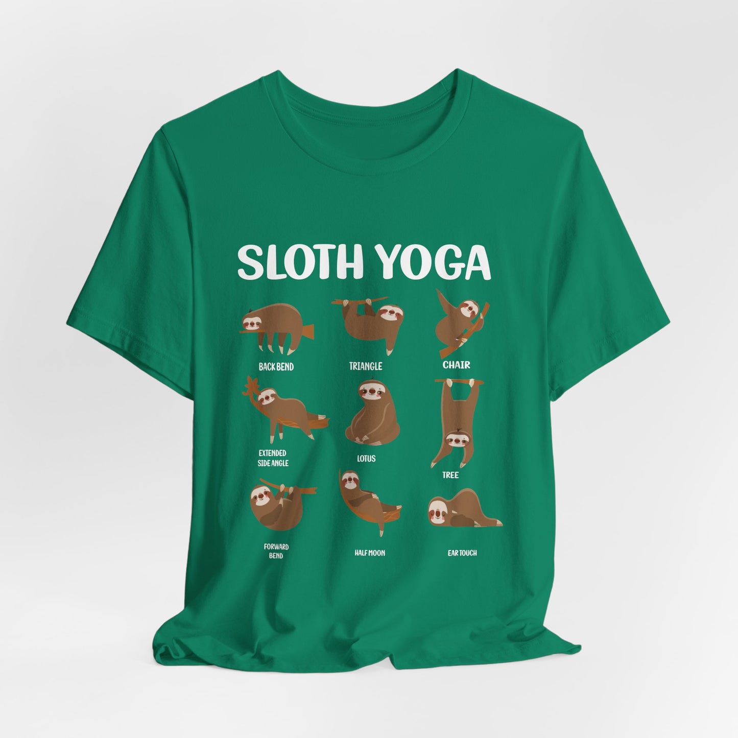 Sloth Yoga - Unisex Jersey Short Sleeve Tee - 12534