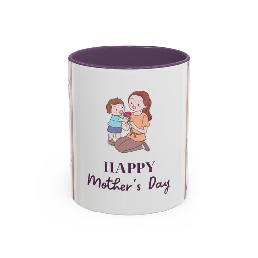 Happy Mother’s Day  - Accent Coffee Mug (11, 15oz) - 11757