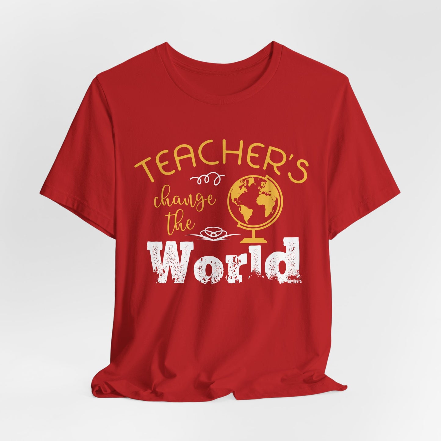 Teachers Change The World - Unisex Jersey Short Sleeve Tee - 13432