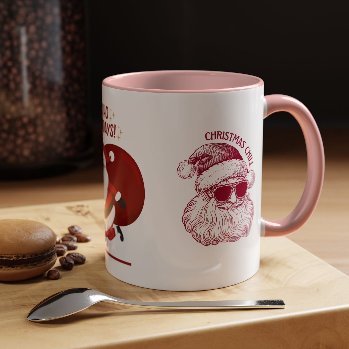 Santa, Ho Ho Holidays  - Accent Coffee Mug (11, 15oz)