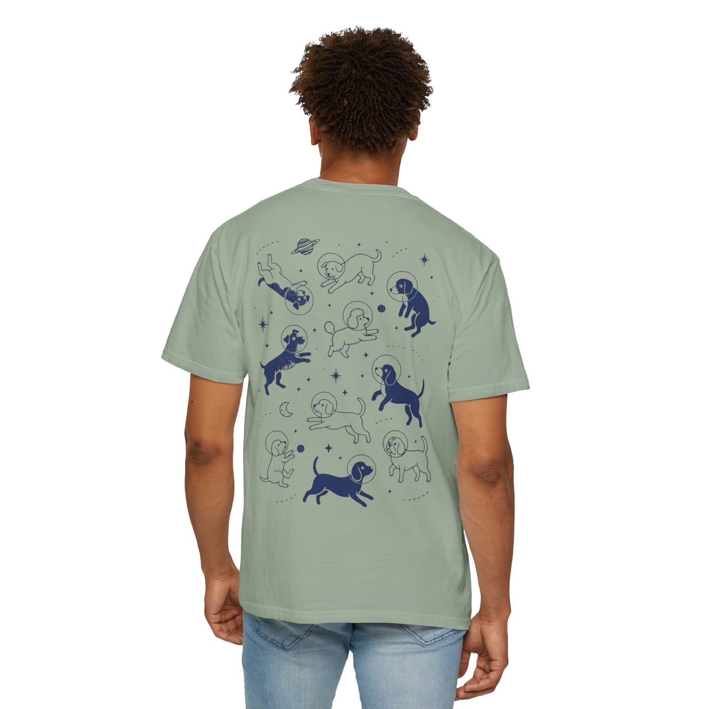 Space Dogs T-Shirt – Cute Astronaut Dog Graphic Tee for Dog Lovers - 14680