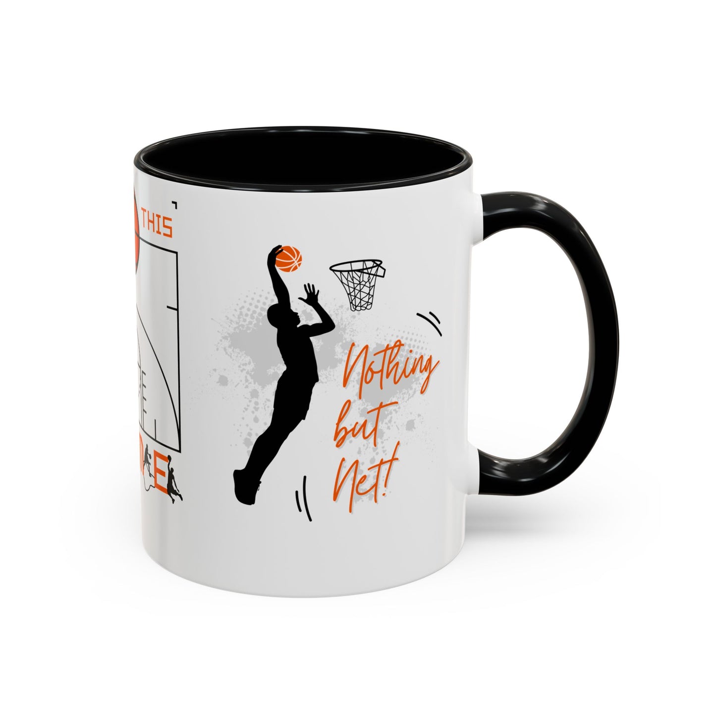 Love This Game, Basketball - Accent Coffee Mug (11, 15oz) - 10718