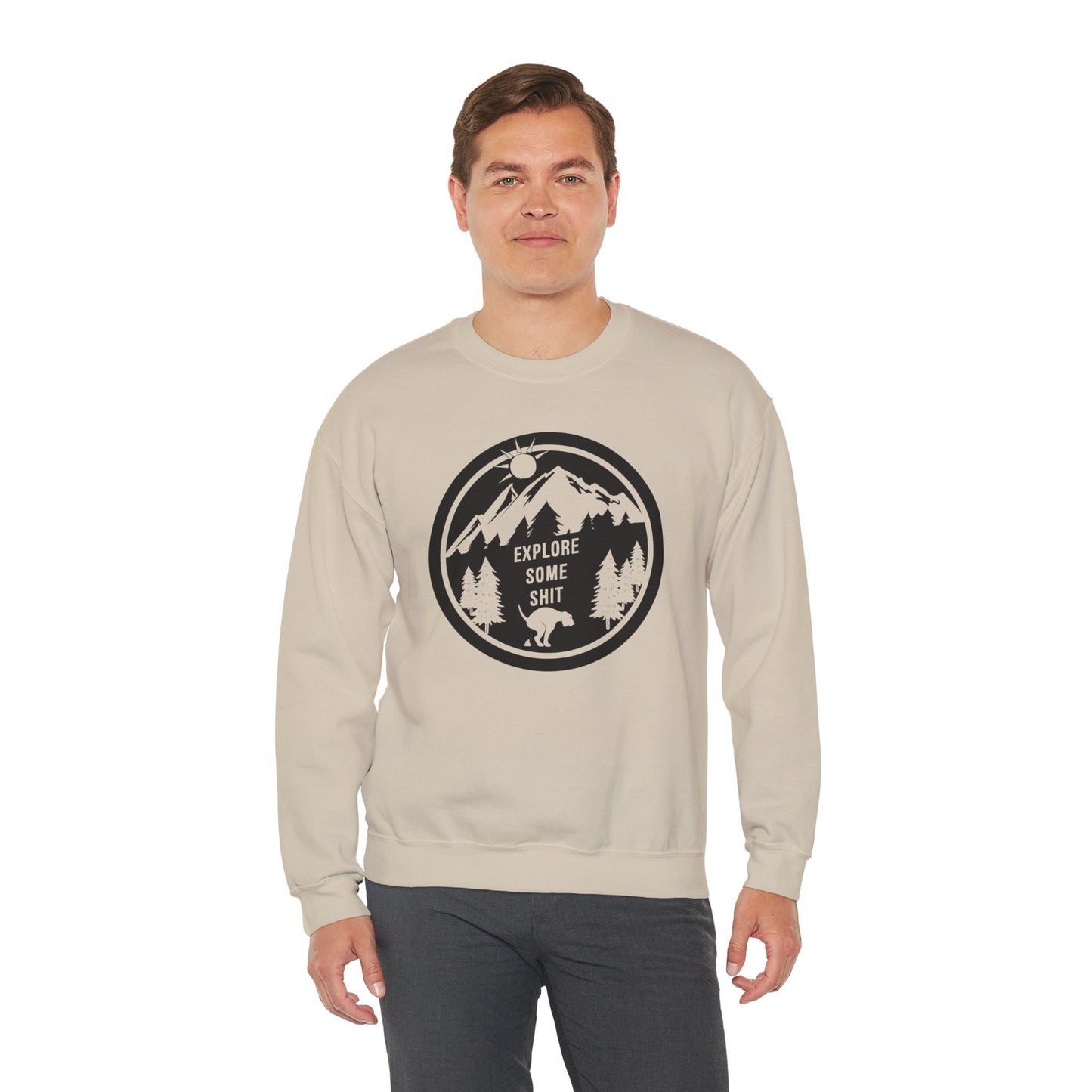 Explore Some Shit - Unisex Heavy Blend™ Crewneck Sweatshirt