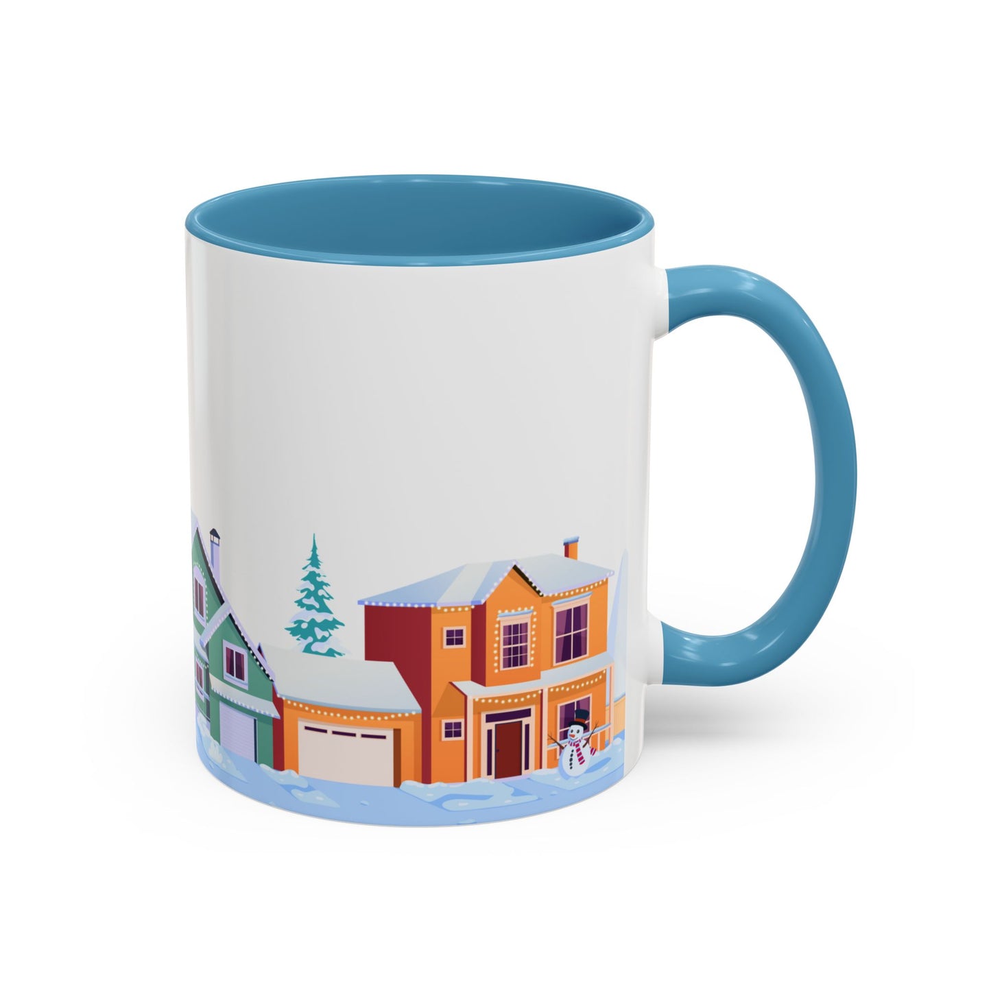 Winter Houses - Accent Coffee Mug (11, 15oz) - 10441