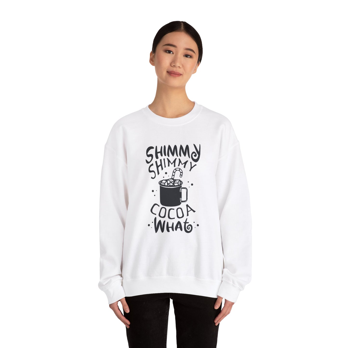 Shimmy Shimmy Cocoa What - Unisex Heavy Blend™ Crewneck Sweatshirt