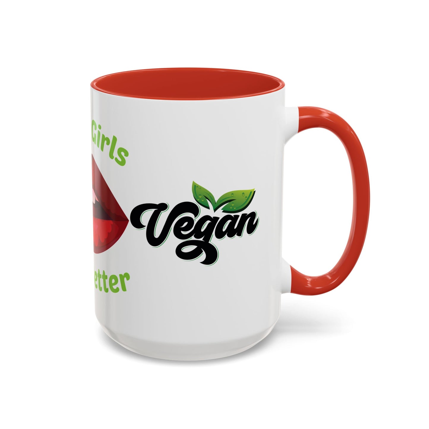 Vegan Girls Taste Better - Accent Coffee Mug (11, 15oz)