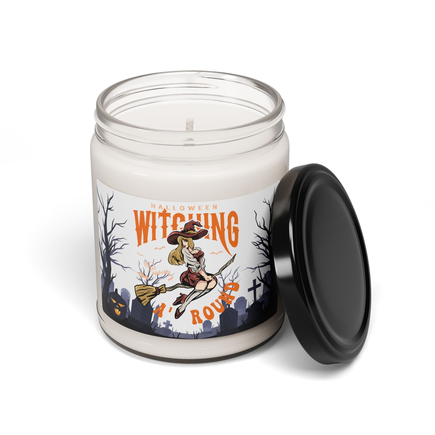 Witching, Let's Get Spooky Around - Scented Soy Candle, 9oz - 13810