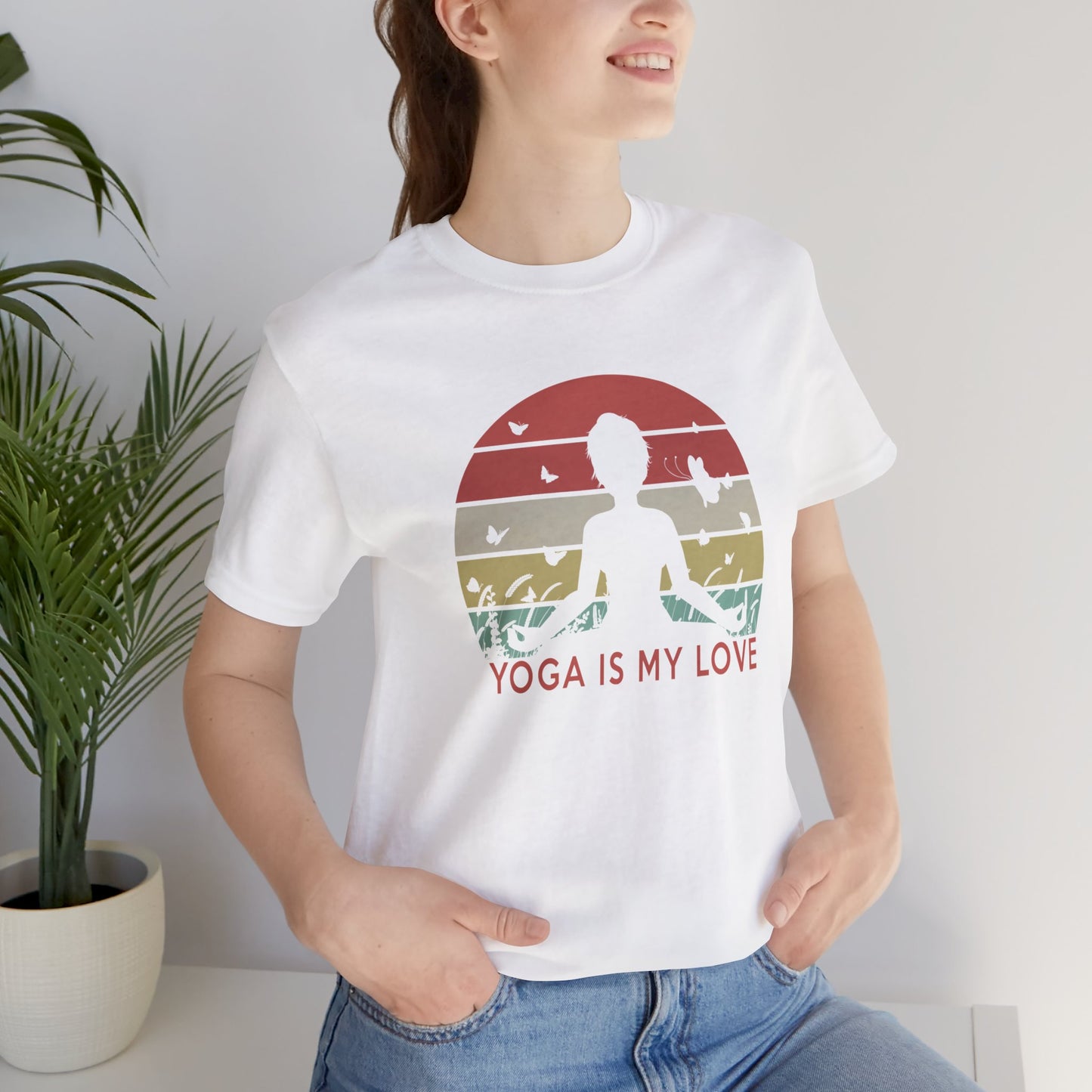 Yoga Is My Love - Unisex Jersey Short Sleeve Tee