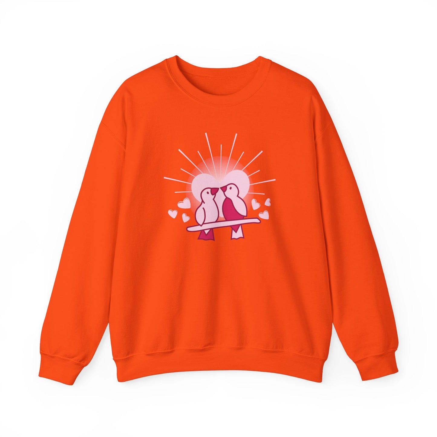 Birds In Love - Unisex Heavy Blend™ Crewneck Sweatshirt - 11555