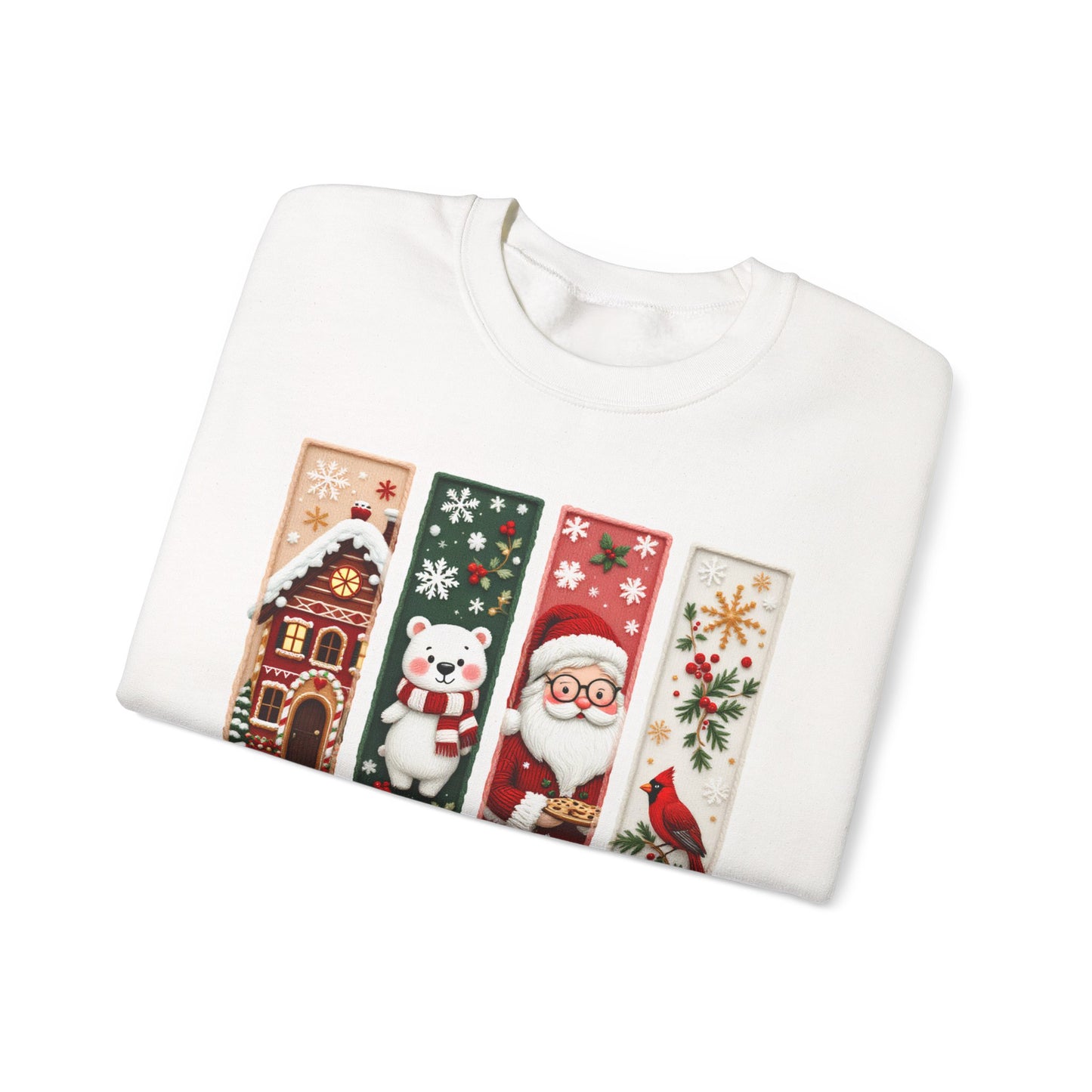 Making Spirits Bright Christmas Crewneck Sweatshirt, Holiday Graphic Sweater - 14932