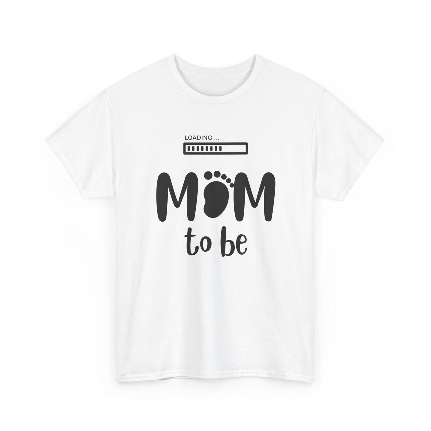 Mom to Be Shirt – Pregnancy Announcement Gift Tee with Loading Bar - 14879