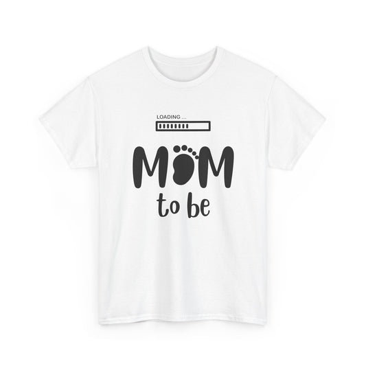 Mom to Be Shirt – Pregnancy Announcement Gift Tee with Loading Bar - 14879