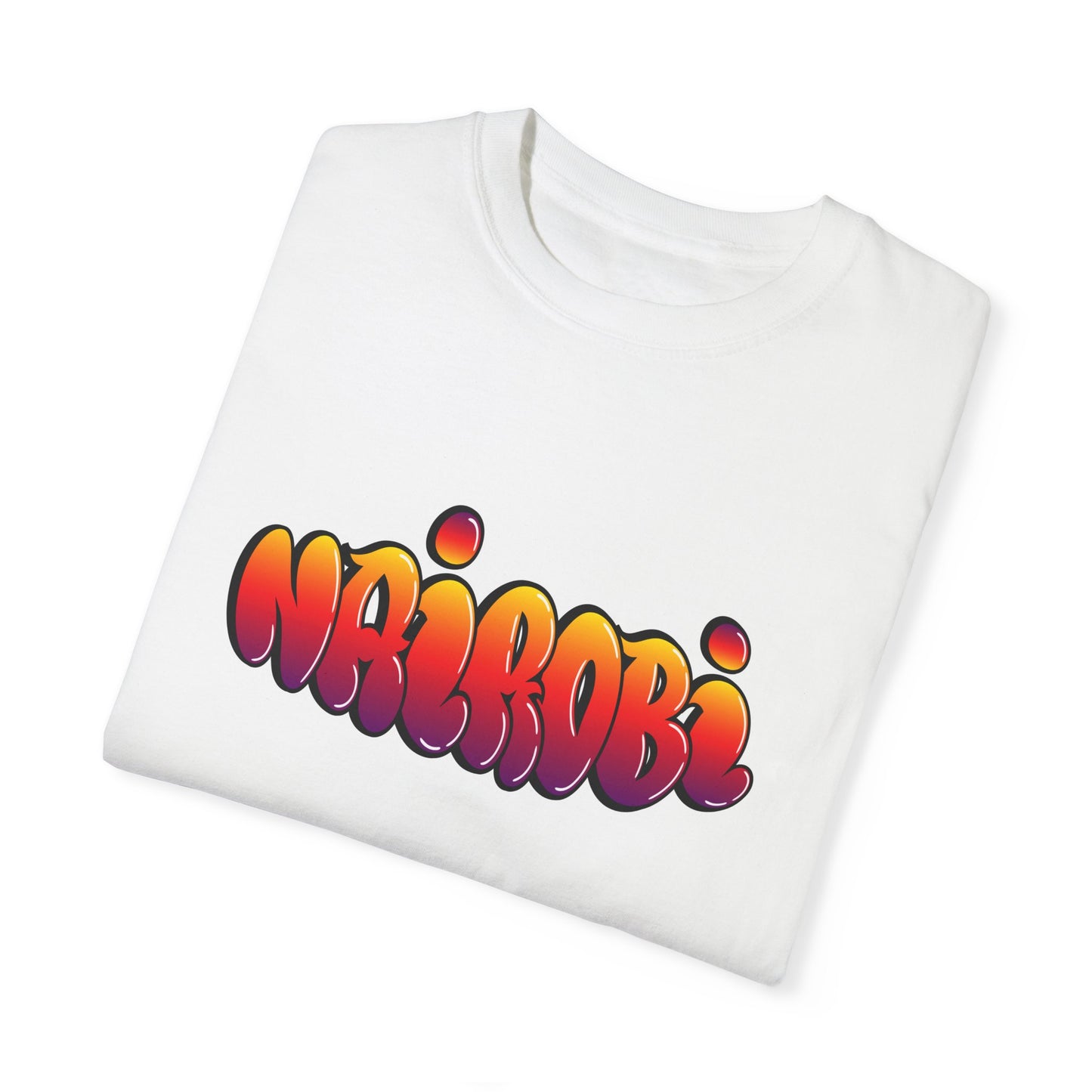 Nairobi Graphic T-Shirt - Unisex Garment-Dyed Tee - 12181