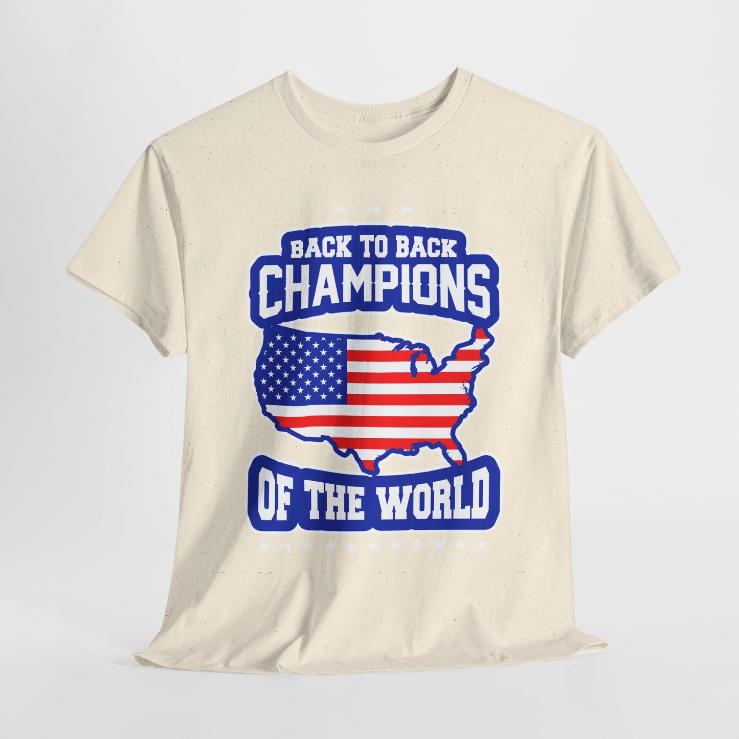 Back-to-Back Champions Unisex Tee | Perfect for Sports Fans, Casual Wear, Gifts, Fourth of July, BBQ Events - 13597