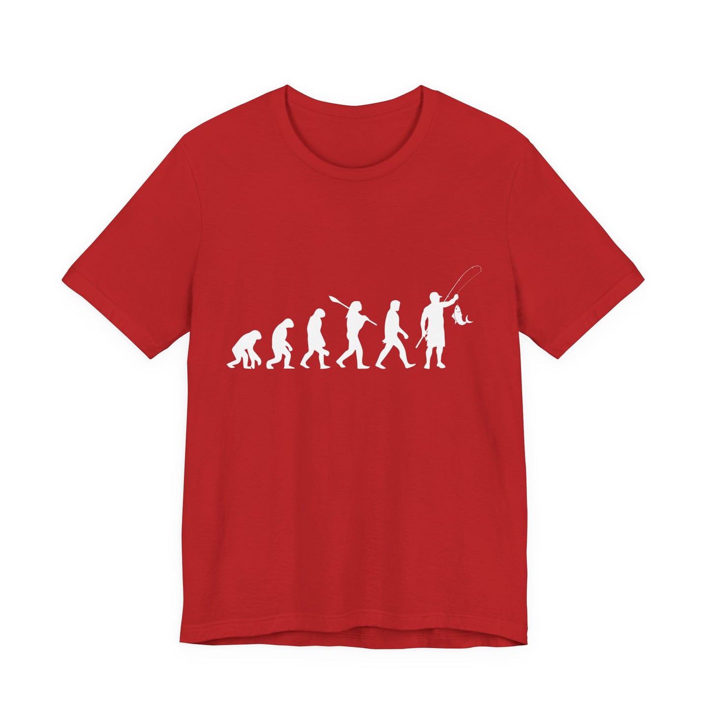 Fishing:  The Evolution of Angling - Unisex Jersey Short Sleeve Tee - 14134