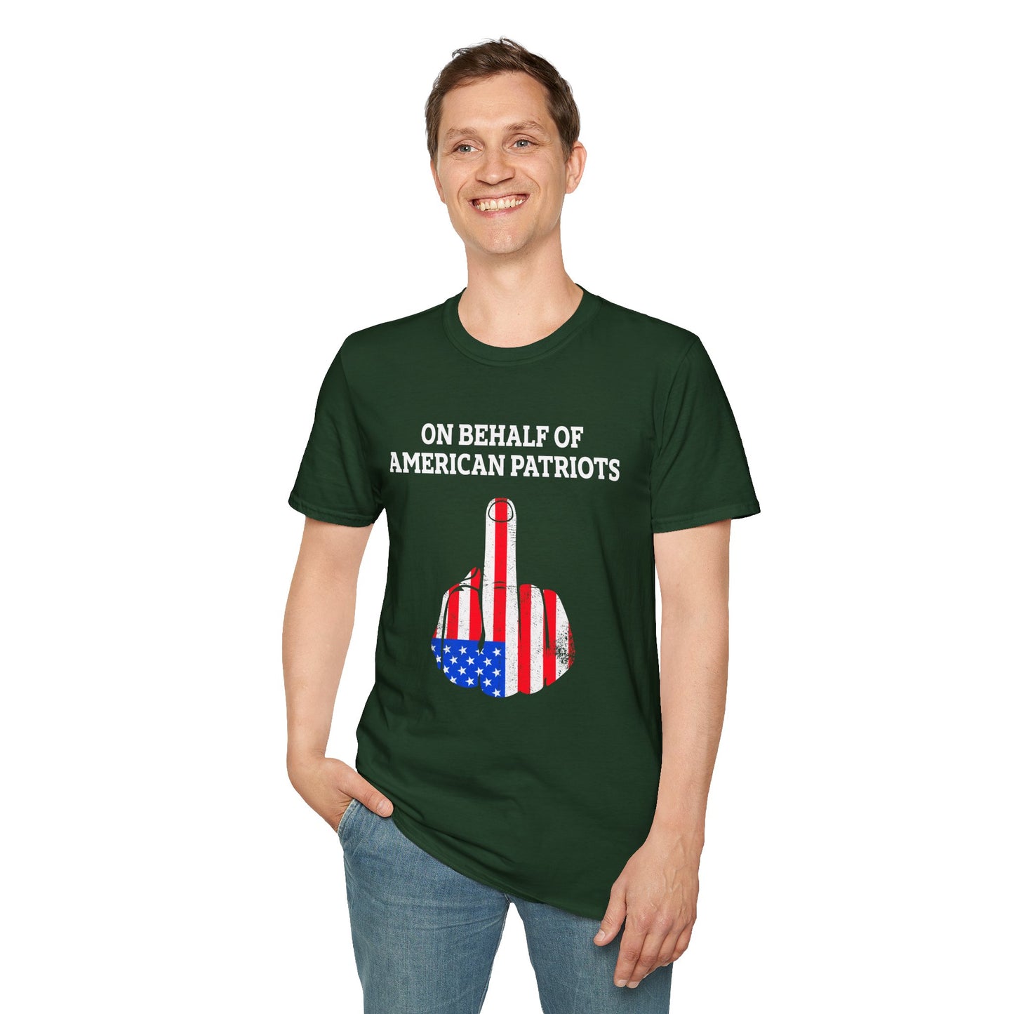 Patriotic Graphic Tee, Funny T-Shirt for Freedom Lovers, Gift for Veterans, Independence Day Wear, Casual Everyday Style - 13653