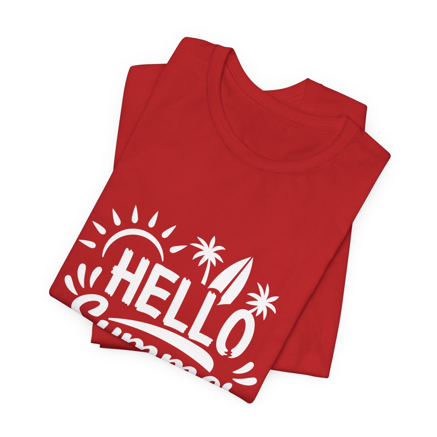Hello Summer - Unisex Jersey Short Sleeve Tee - 13098