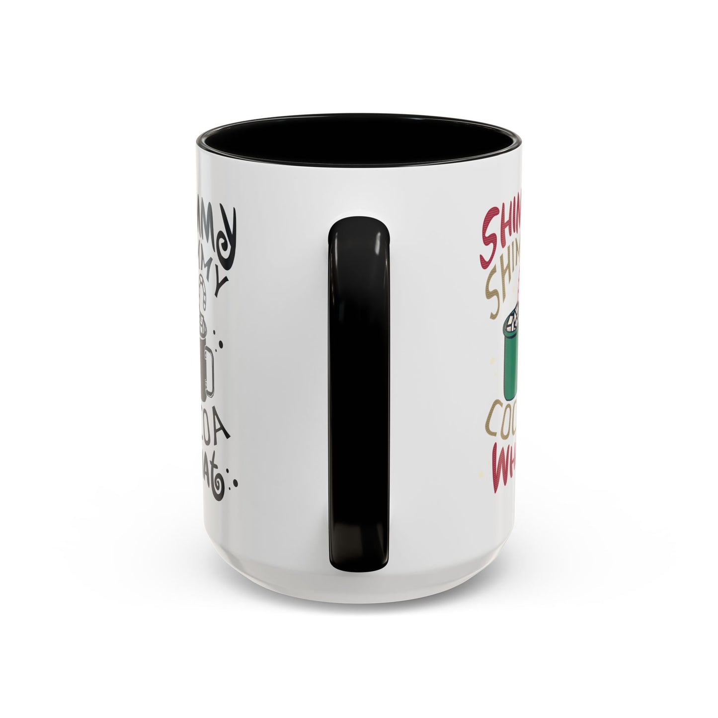 It's Ok To Say Ho Ho! - Accent Coffee Mug (11, 15oz)