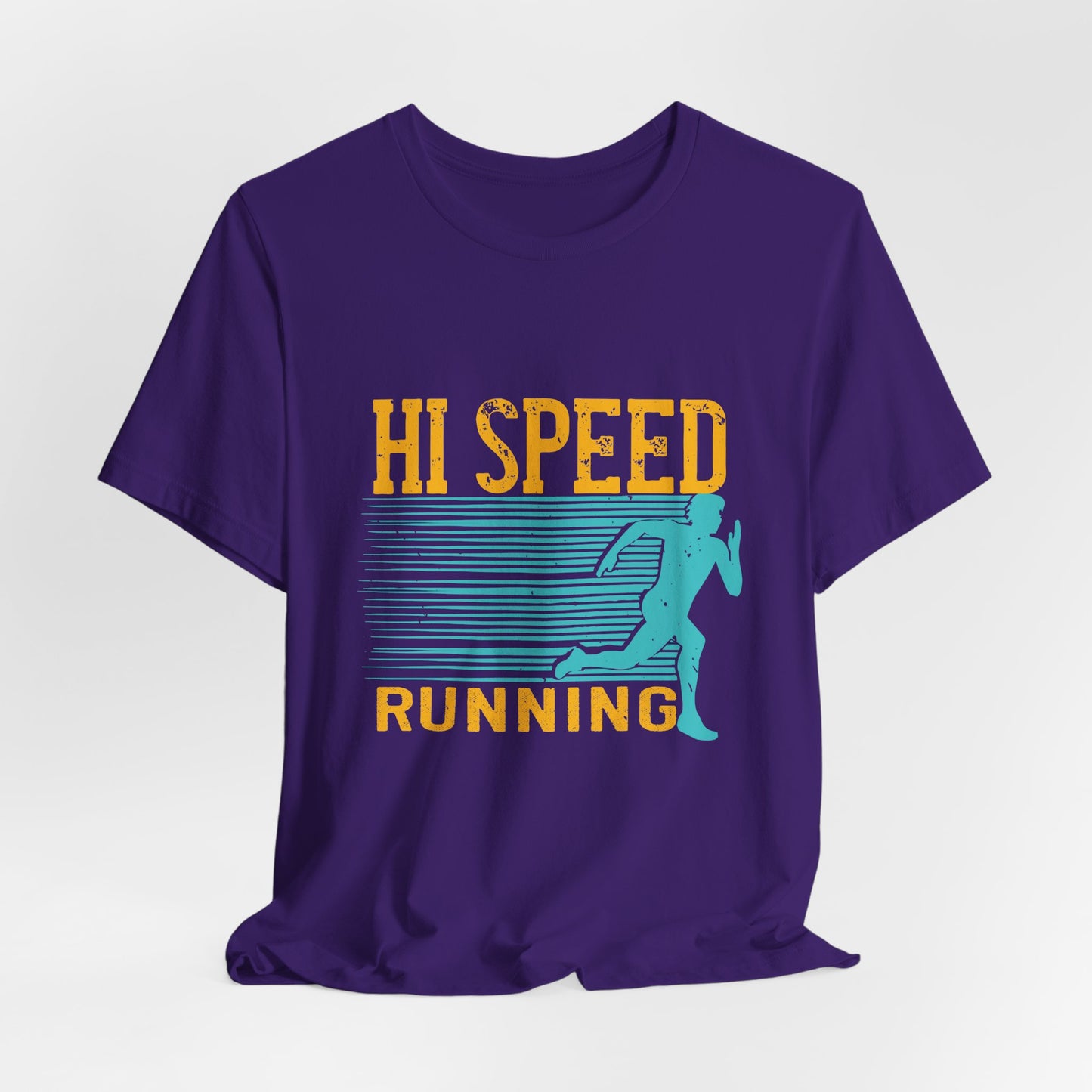 Hi, Speed Running - Unisex Jersey Short Sleeve Tee