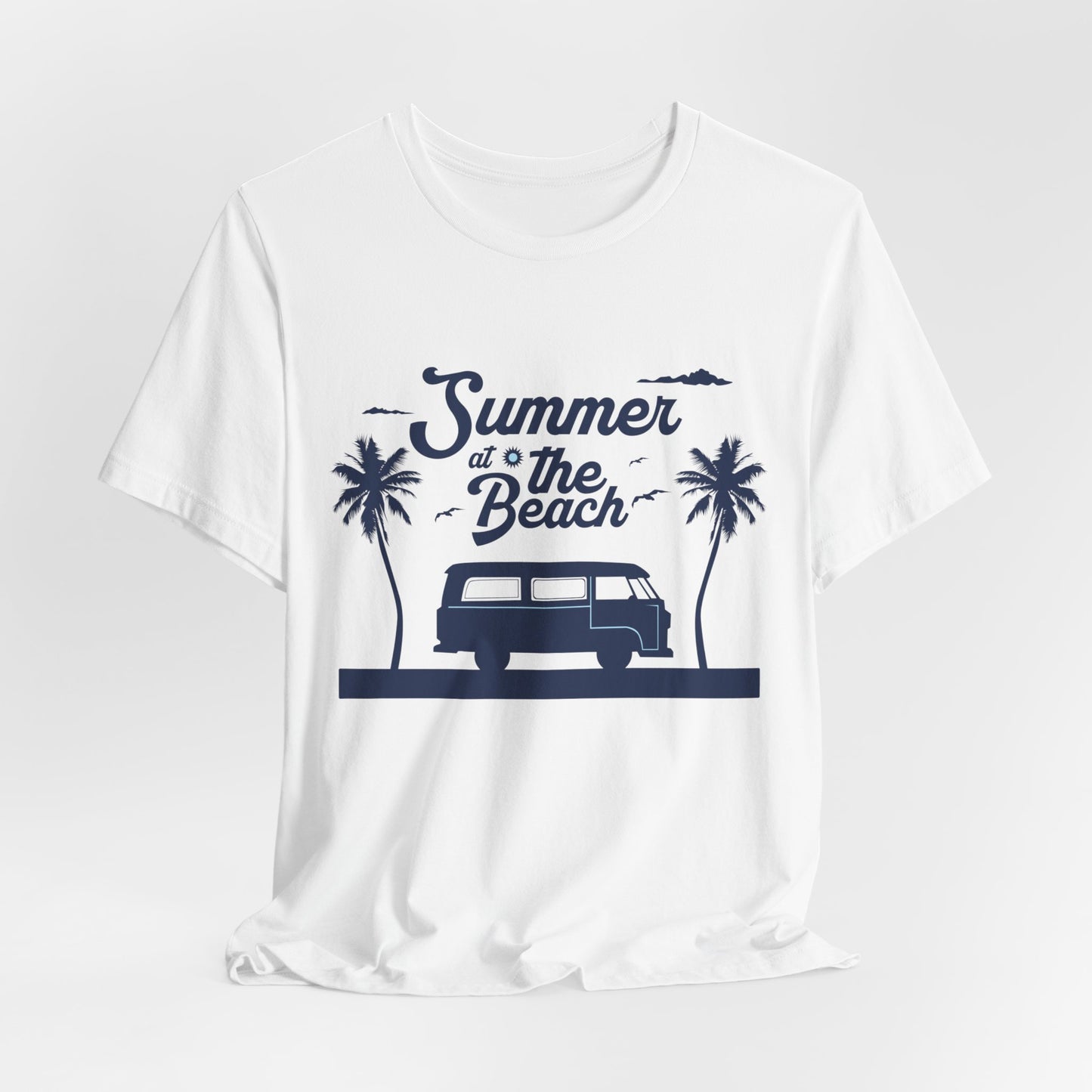 Summer At The Beach - Unisex Jersey Short Sleeve Tee