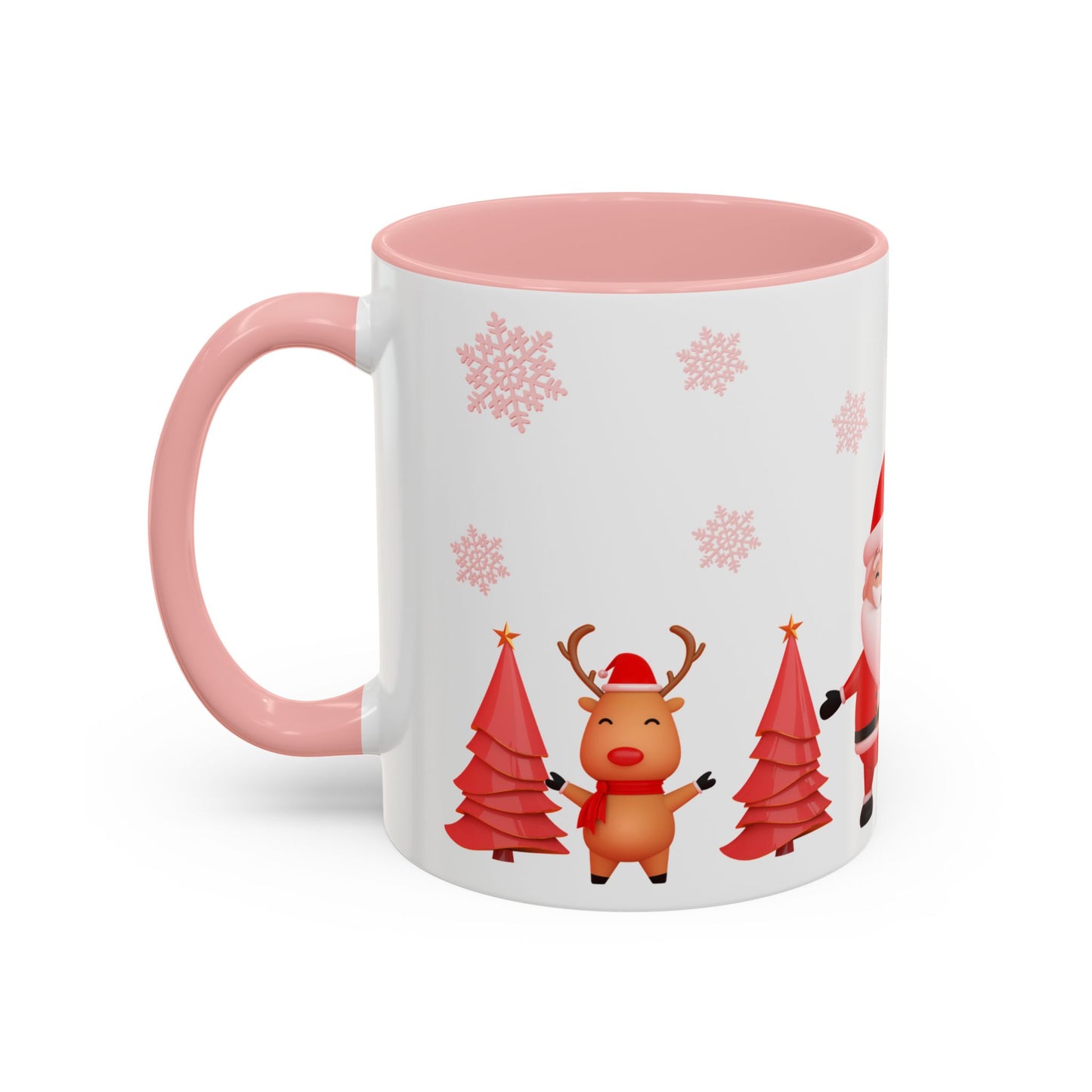 Santa, Snowman & Reindeer - Accent Coffee Mug (11, 15oz) - 10303