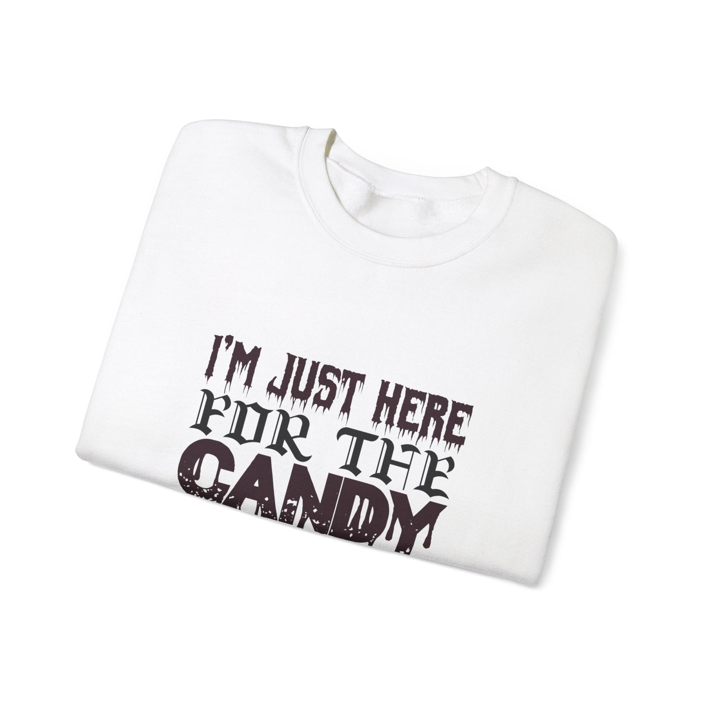 I'm Just Here For The Candy - Unisex Heavy Blend™ Crewneck Sweatshirt