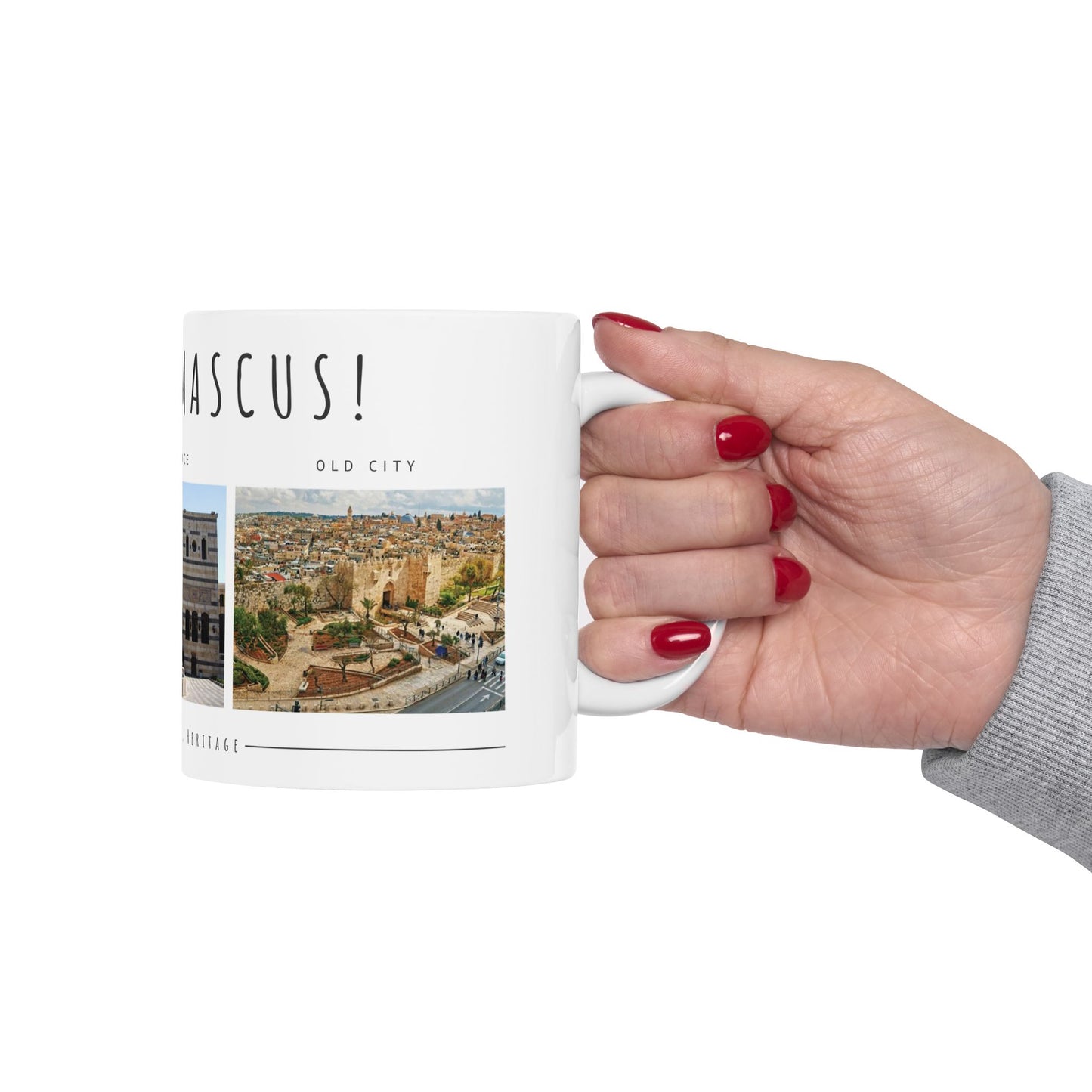 Hello Damascus! Ceramic Mug - 11oz & 15oz - 12239