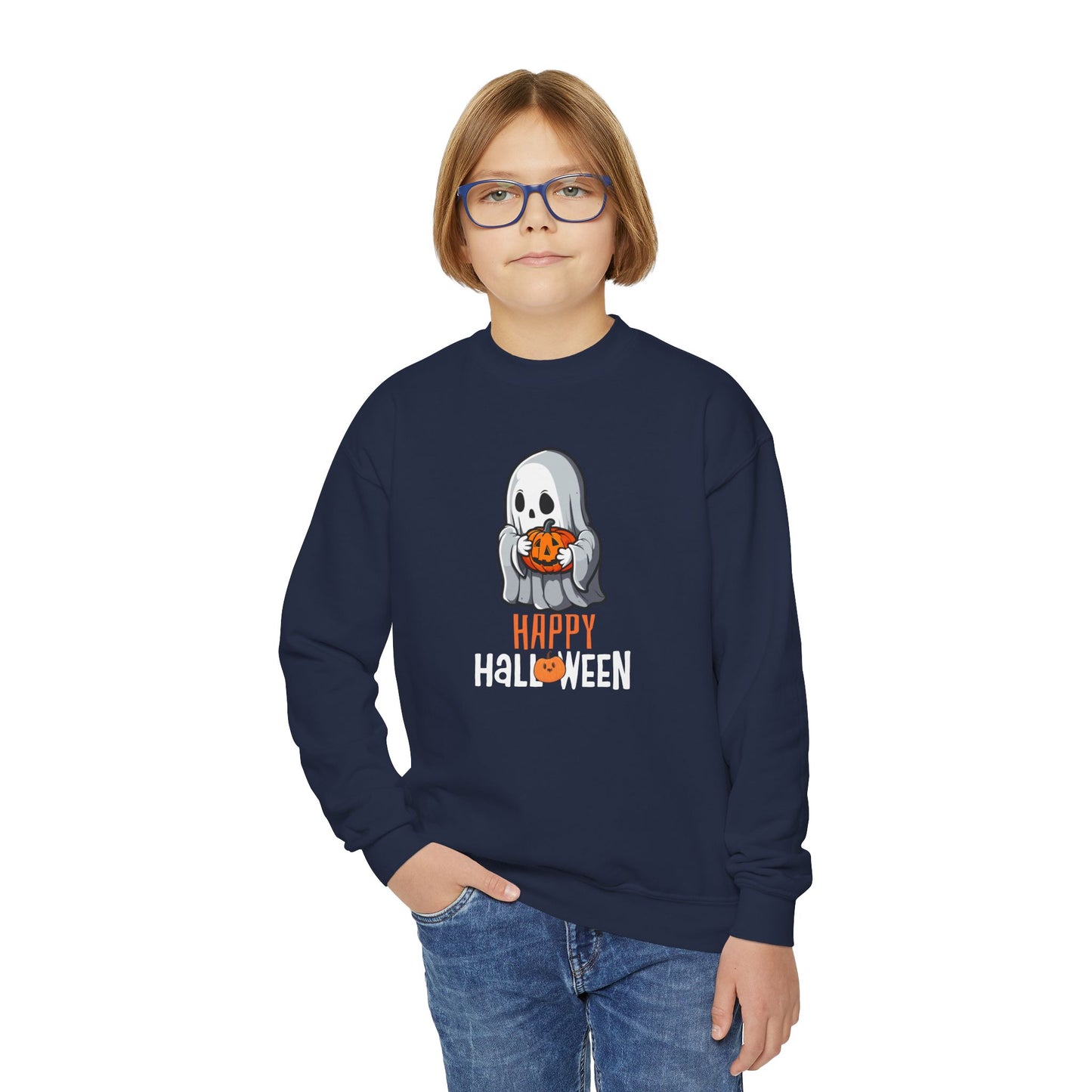 Happy Halloween - Youth Crewneck Sweatshirt