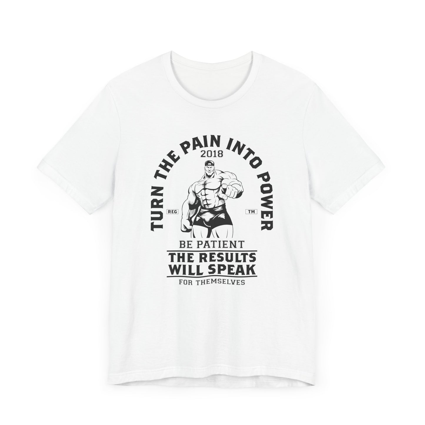 Gym: Turn The Pain Into Power - Unisex Jersey Short Sleeve Tee