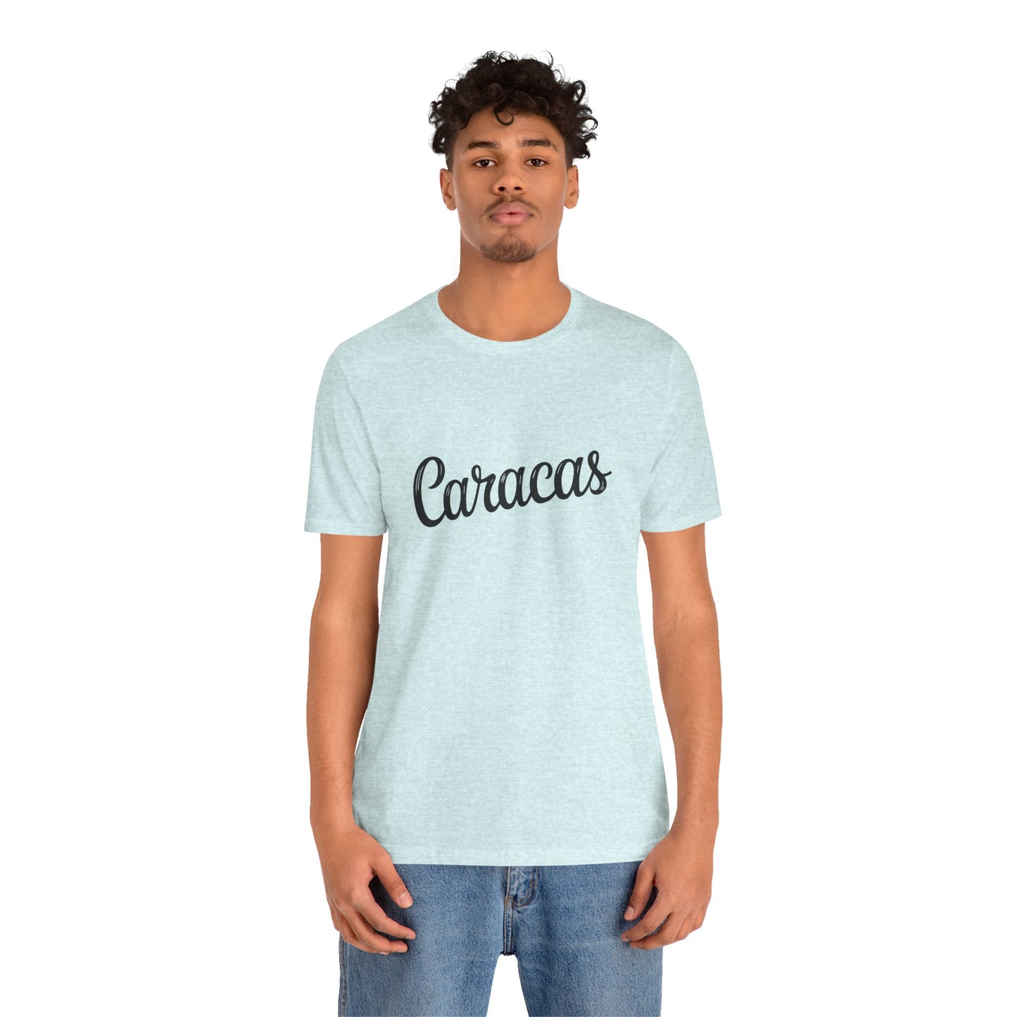 Caracas Unisex Jersey Short Sleeve Tee - Casual Graphic T-Shirt for Everyday Wear - 12270