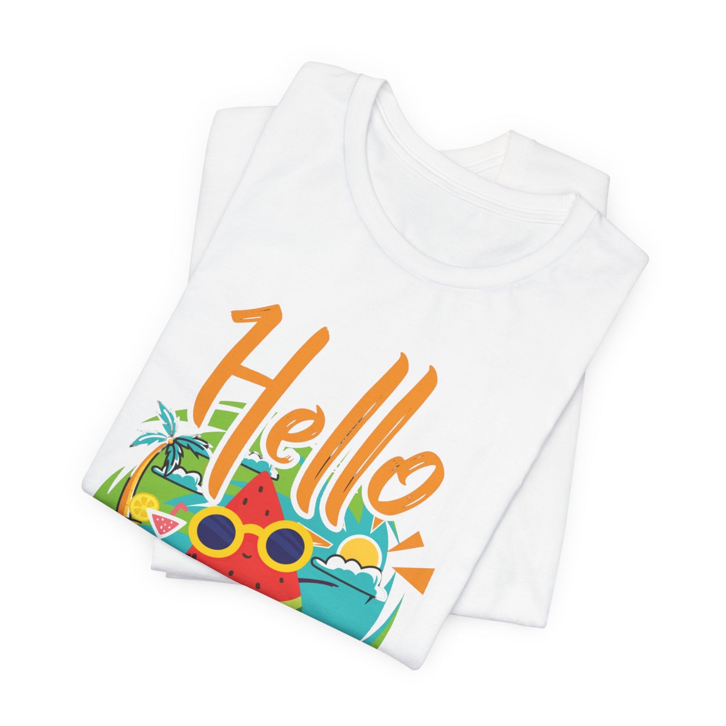 Hello Summer - Unisex Jersey Short Sleeve Tee - 13089