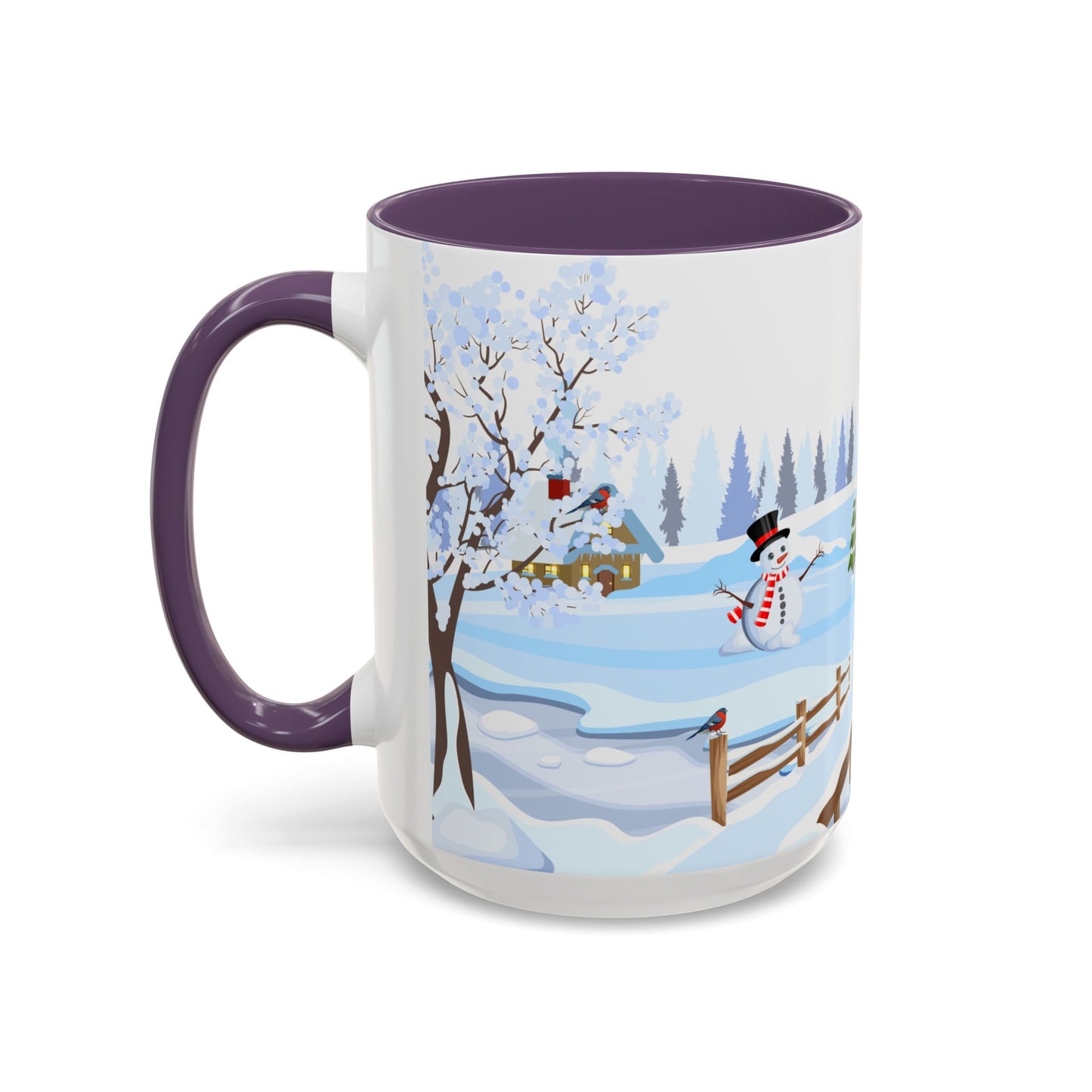 Winter Day Outside - Accent Coffee Mug (11, 15oz) - 10453