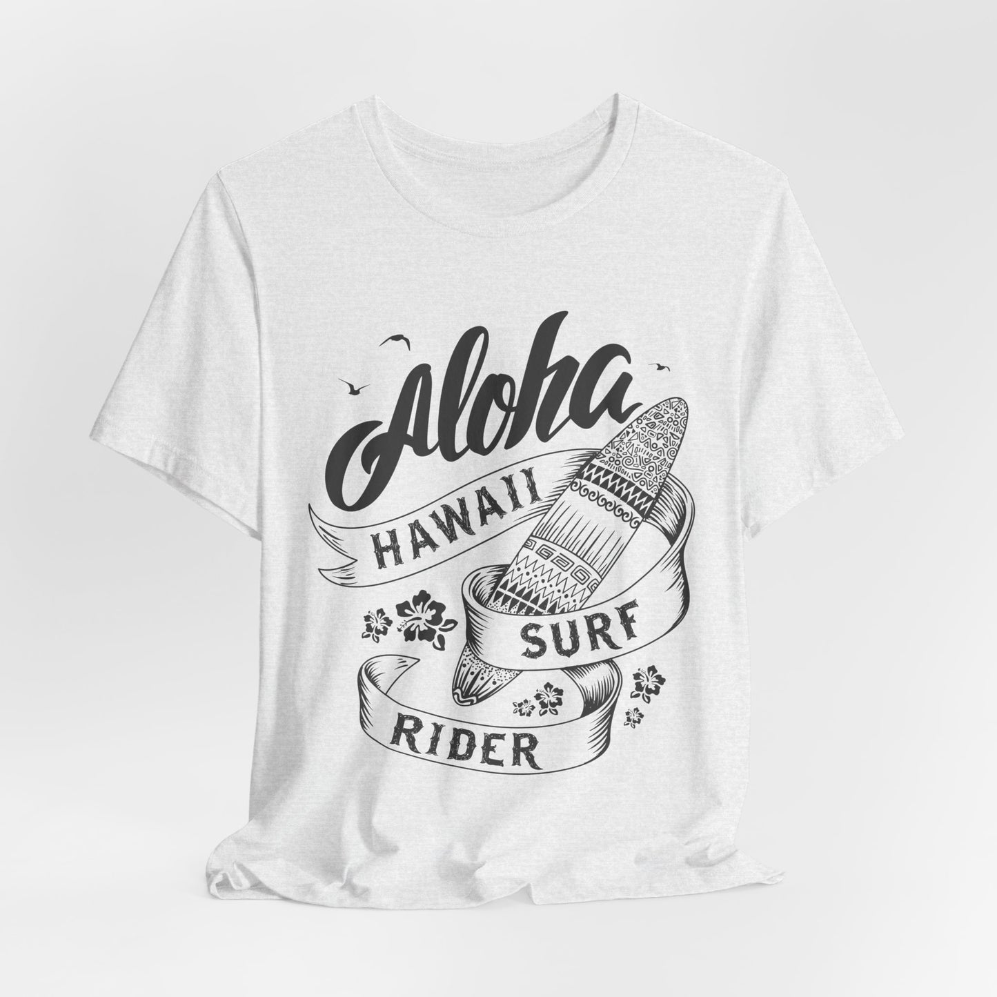 Aloha, Hawaii, Surf Rider - Unisex Jersey Short Sleeve Tee - 13181