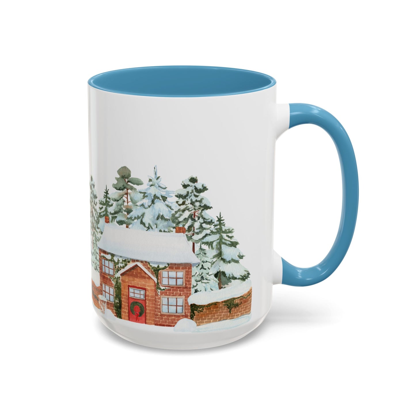 Christmas Houses - Accent Coffee Mug (11, 15oz) - 10456