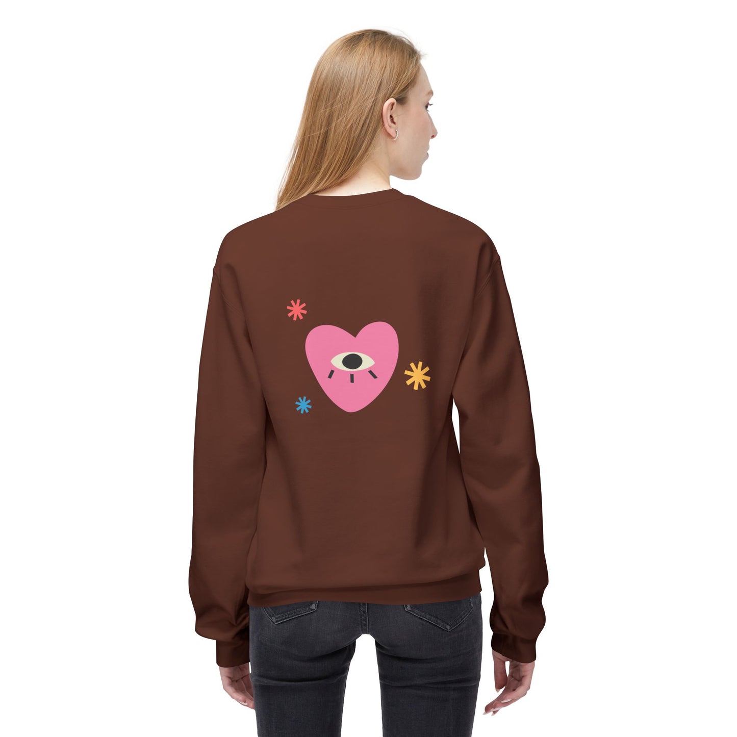Love - Unisex Midweight Softstyle Fleece Crewneck Sweatshirt - 11624