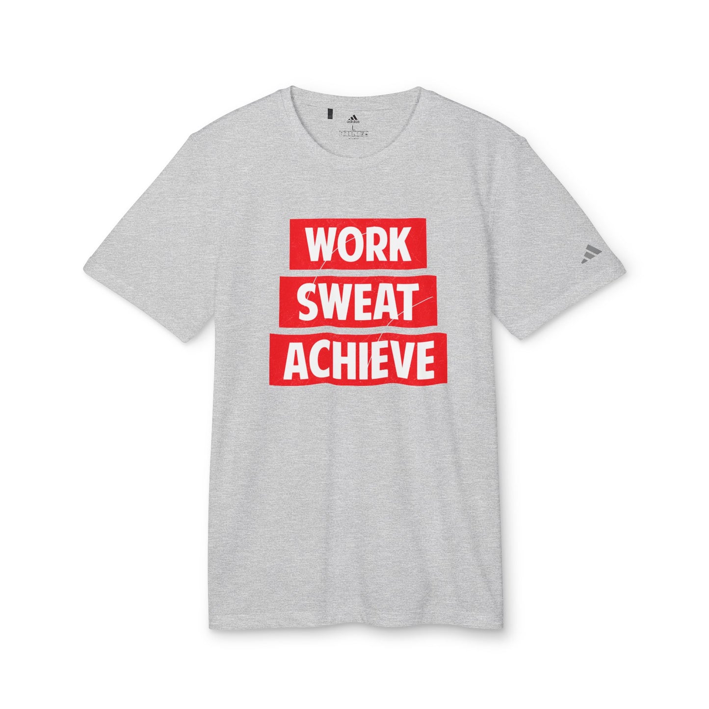 Work Sweat Achieve - Adidas Unisex Sport T-shirt