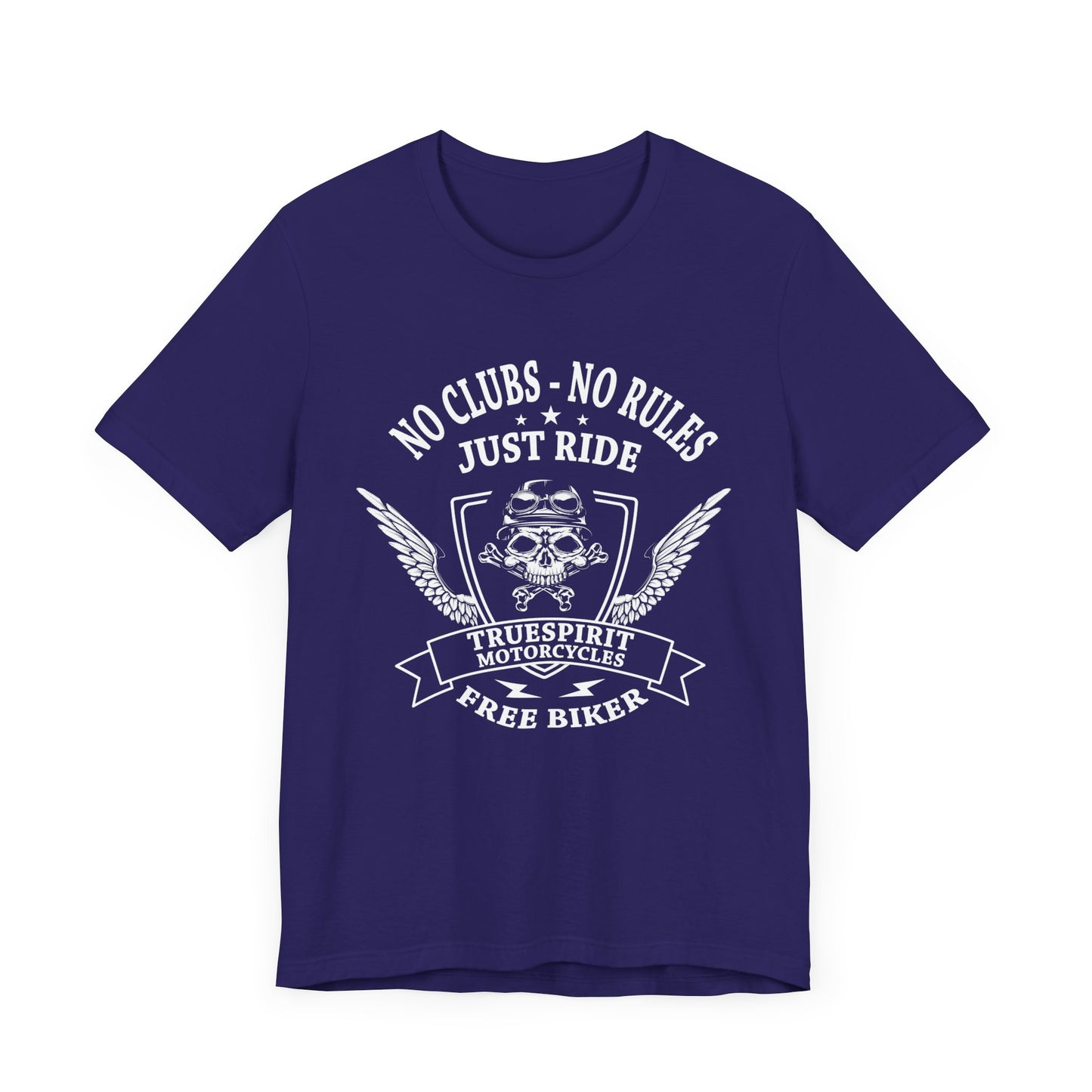 No Clubs, No Rules, Just Ride - Unisex Jersey Short Sleeve Tee