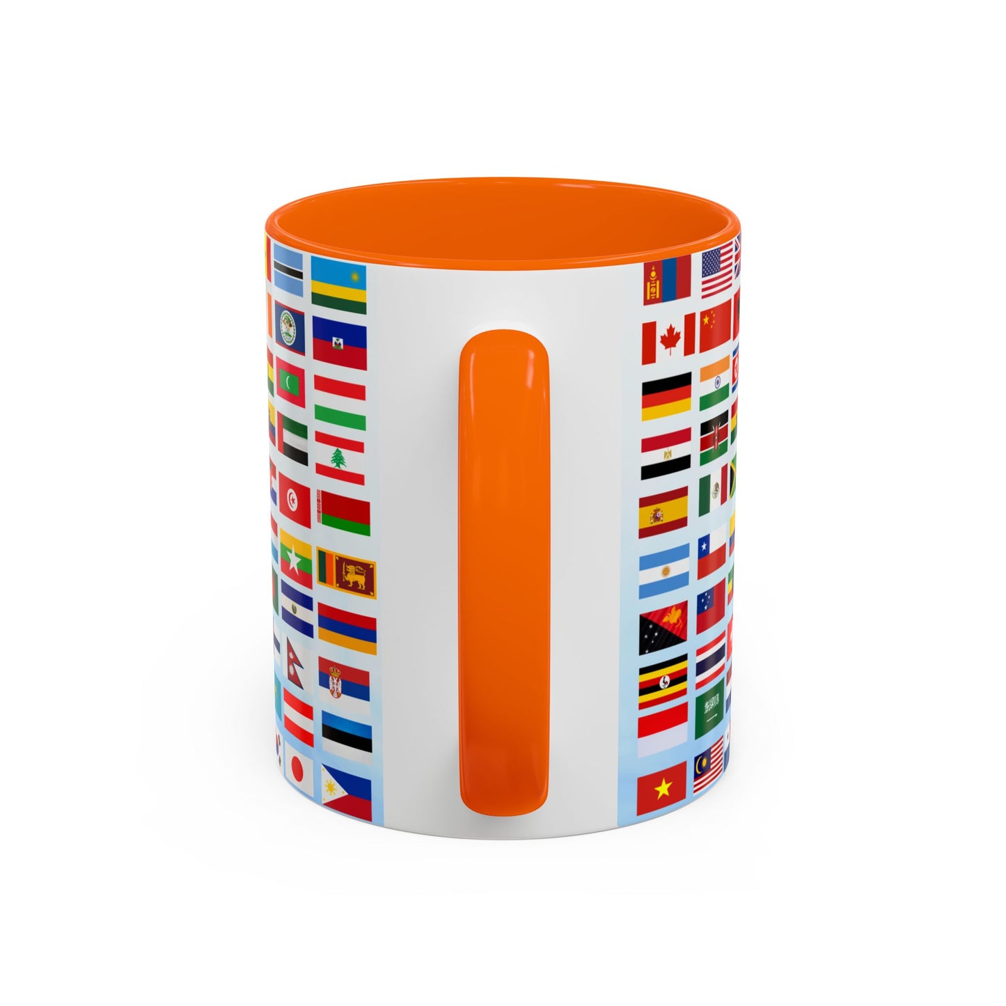 Kids, Happy Birthday, World Flag Fan, Details Customizable - Accent Coffee Mug (11, 15oz) - 11232