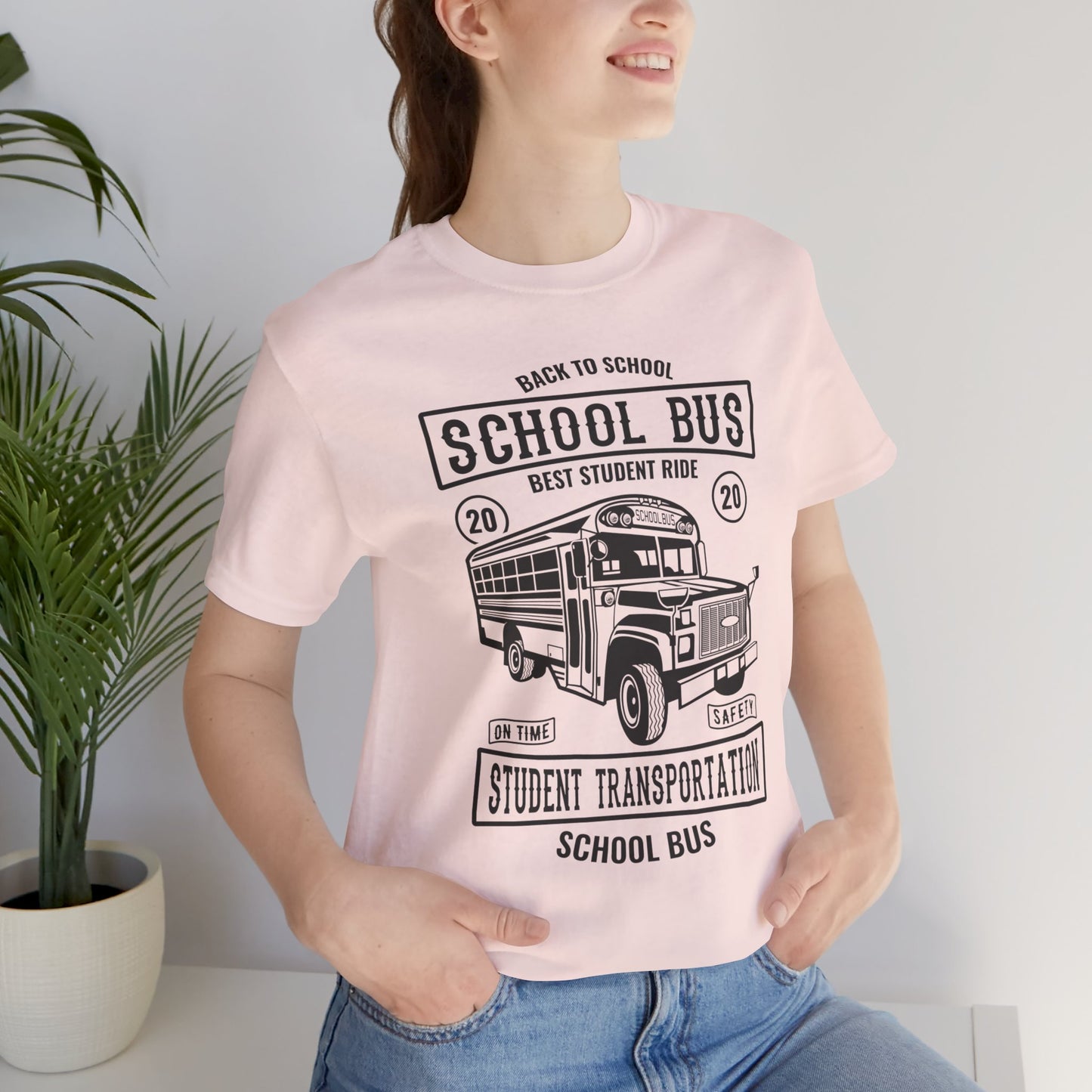 School Bus, Best Student Ride - Unisex Jersey Short Sleeve Tee