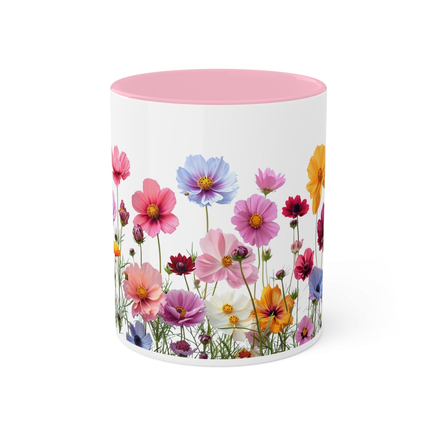 Bright Flowers - Colorful Mugs, 11oz