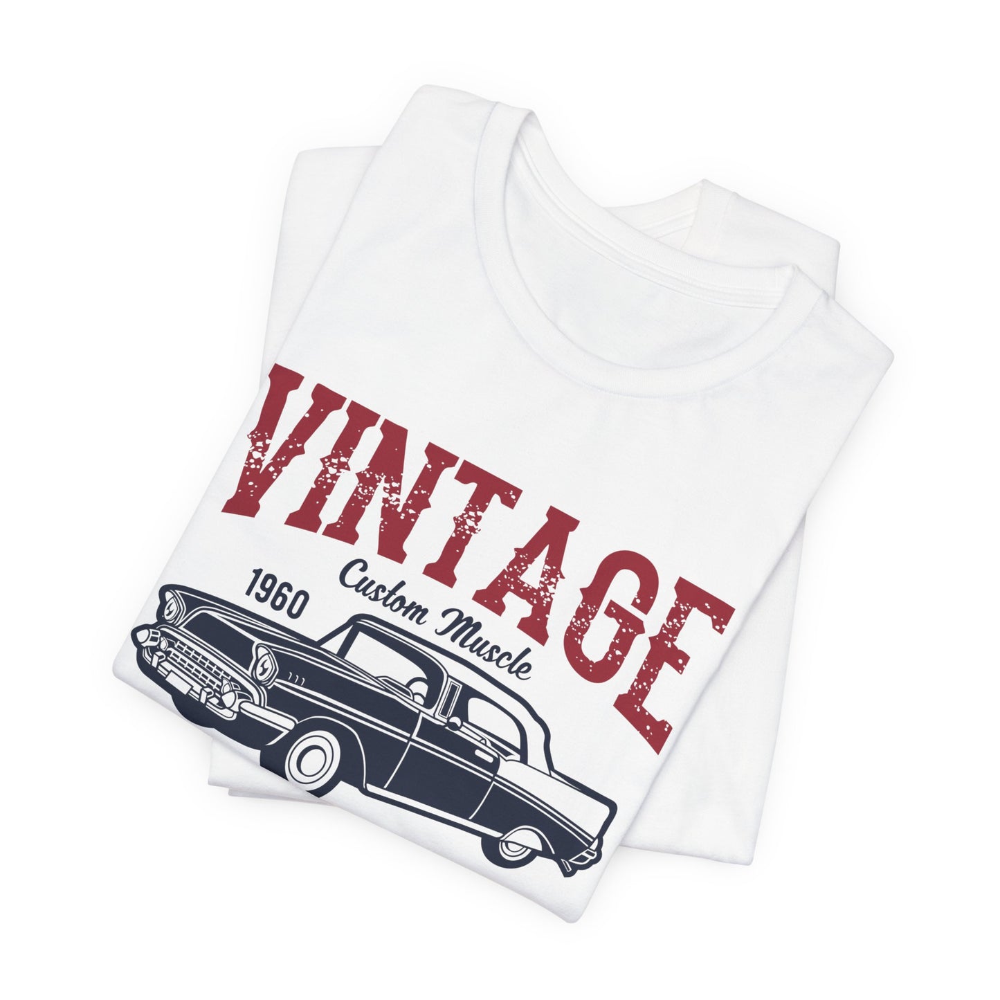 Vintage Custom Muscle, Original Classic - Unisex Jersey Short Sleeve Tee - 12612