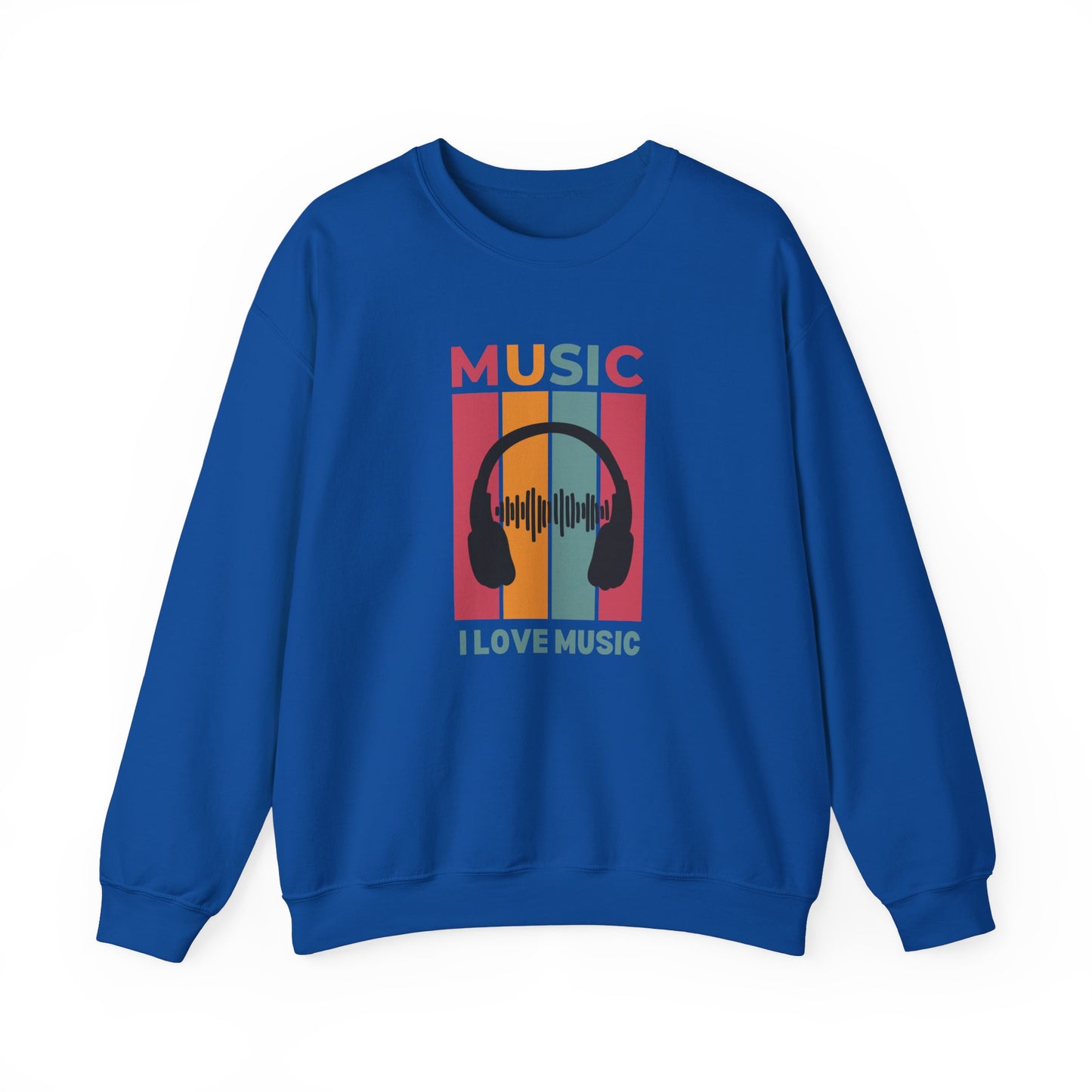 I Love Music - Unisex Heavy Blend™ Crewneck Sweatshirt - 10599