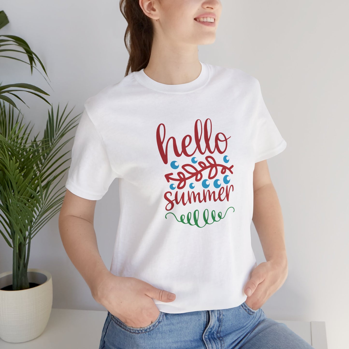 Hello Summer - Unisex Jersey Short Sleeve Tee