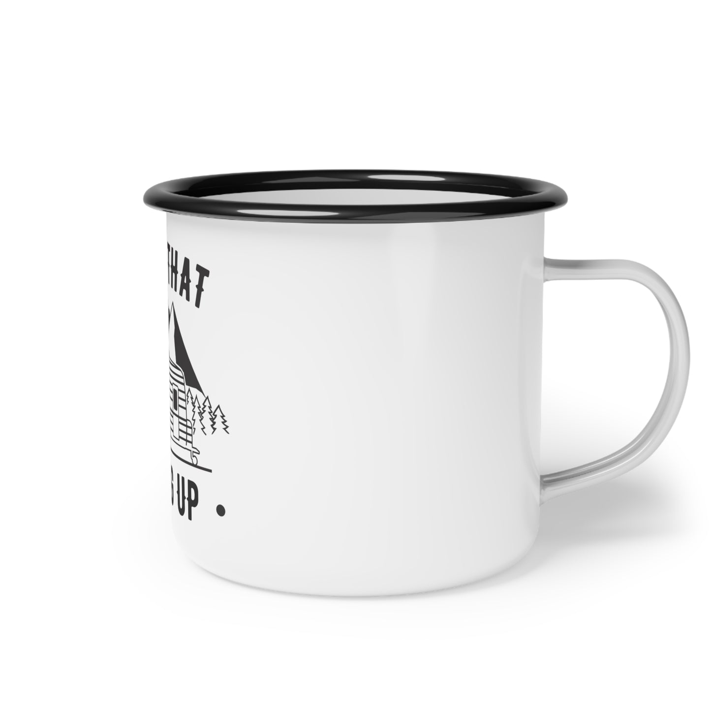 Camping: Back That, Thing Up - Enamel Camp Cup - 12617