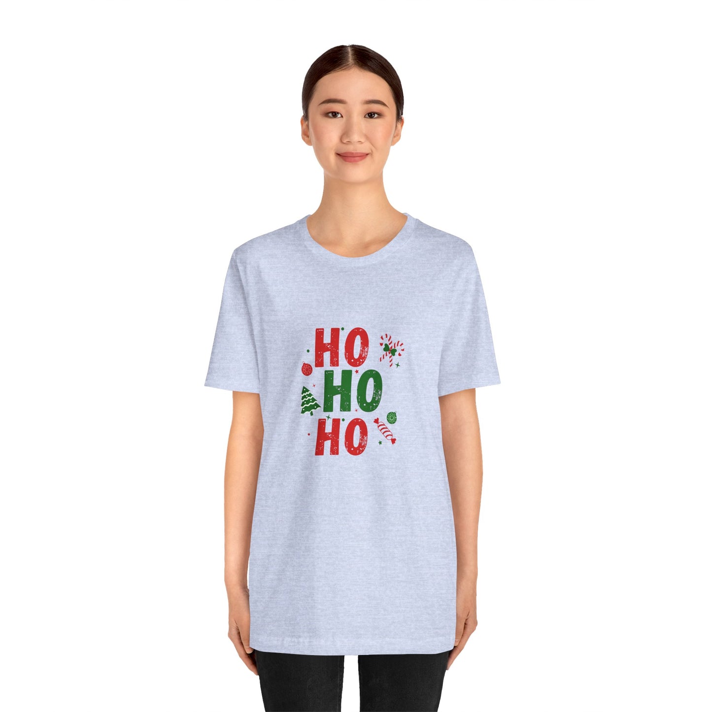 Ho Ho Ho - Unisex Jersey Short Sleeve Tee - 10534