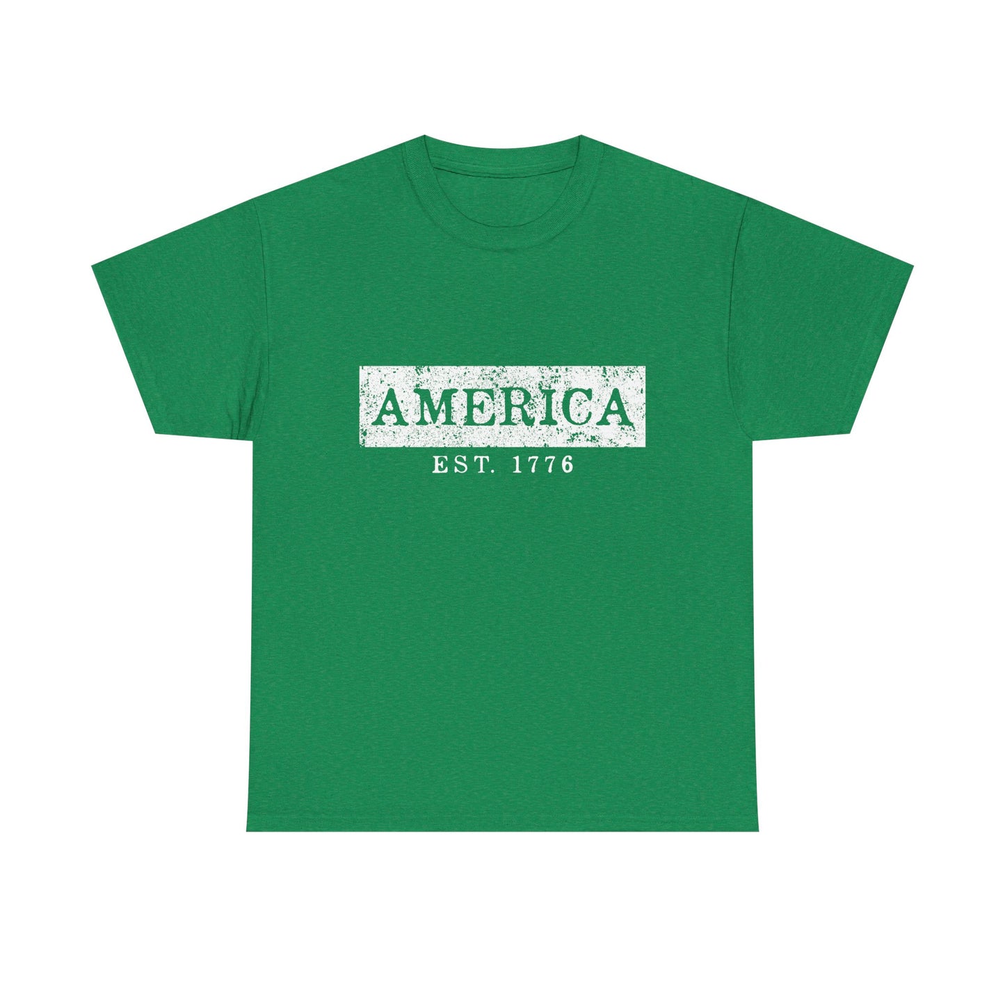 Patriotic Unisex Tee - America EST 1776, Vintage Style Shirt, Independence Day Gift, Casual Wear, Gifts for Him/Her - 13736