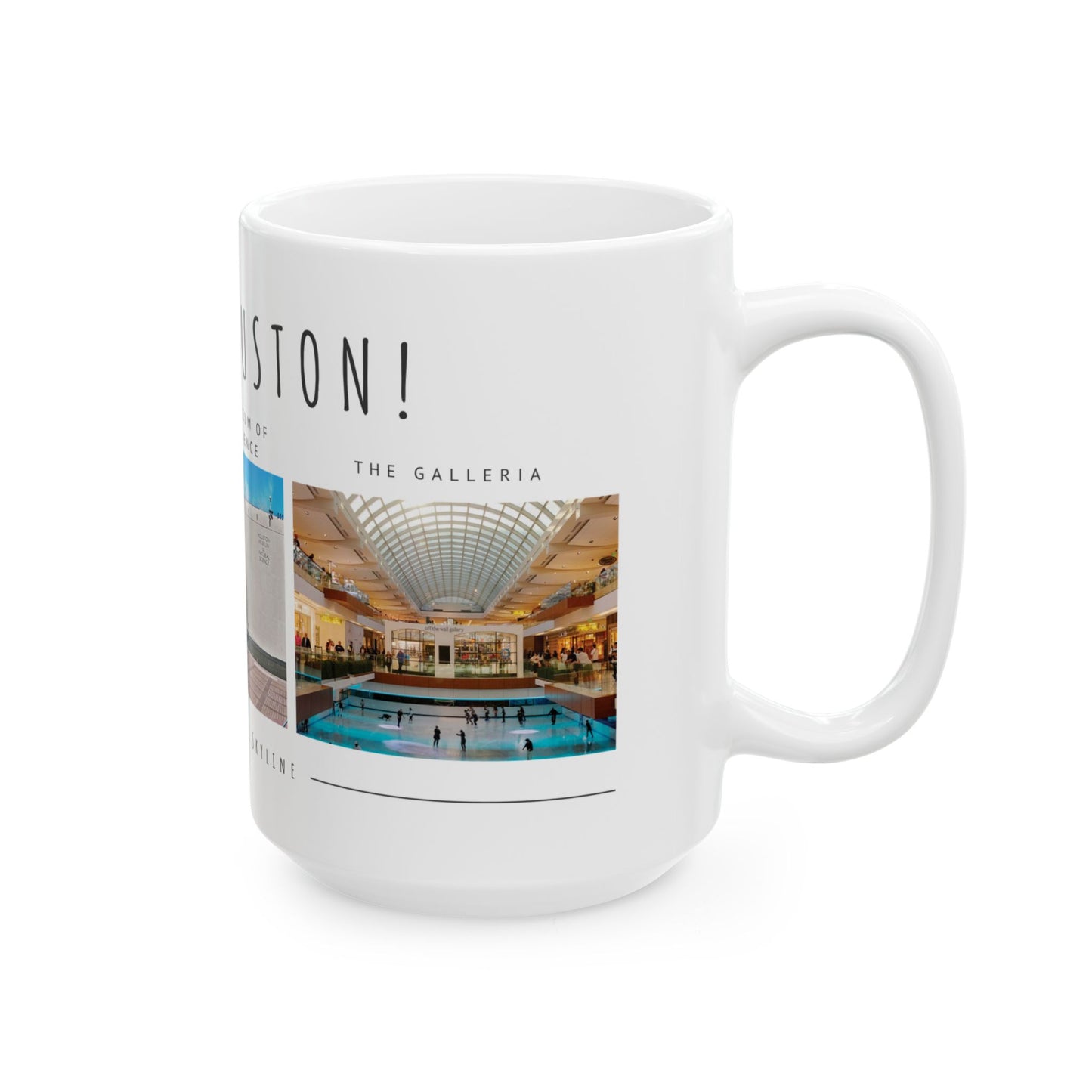 Hello, Houston! Ceramic Mug - 11oz & 15oz - Perfect Gift for Space and Science Lovers - 12094